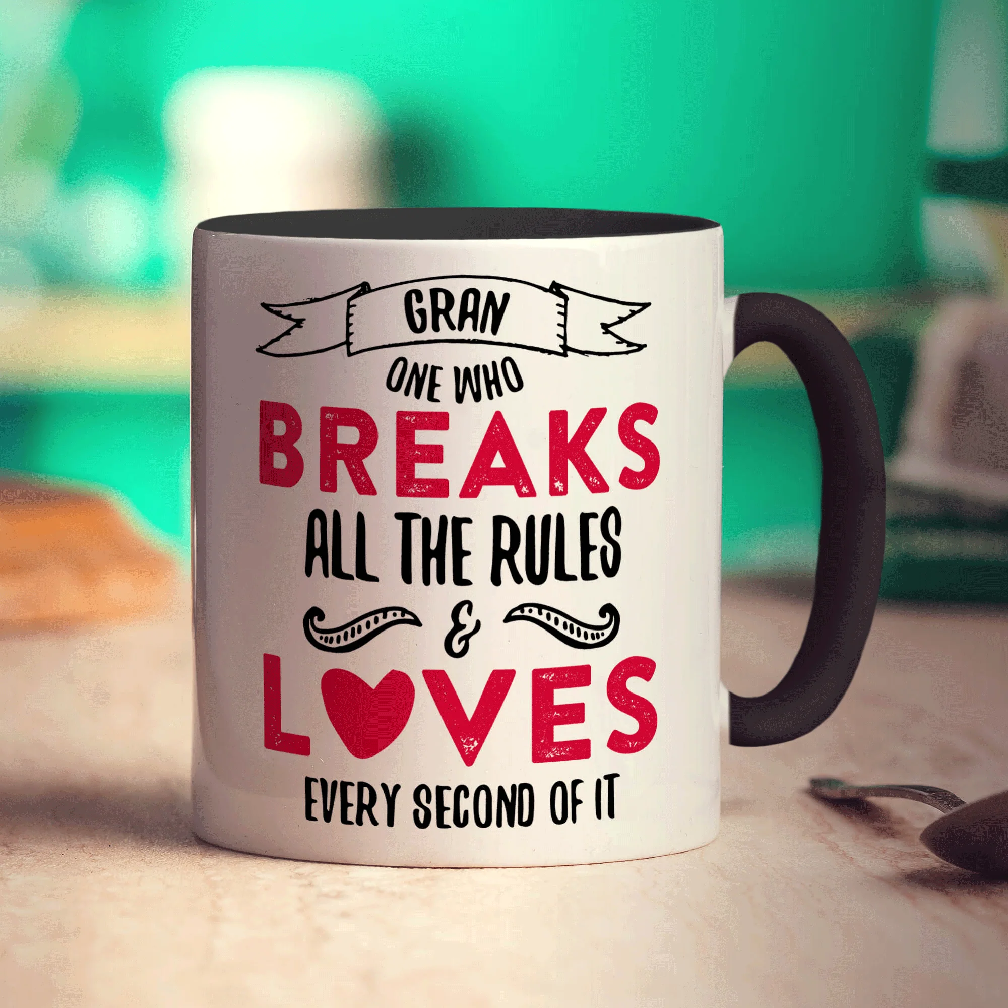 Gran One Who Breaks All The Rules & Loves Every Second Of It Mug - Image 10