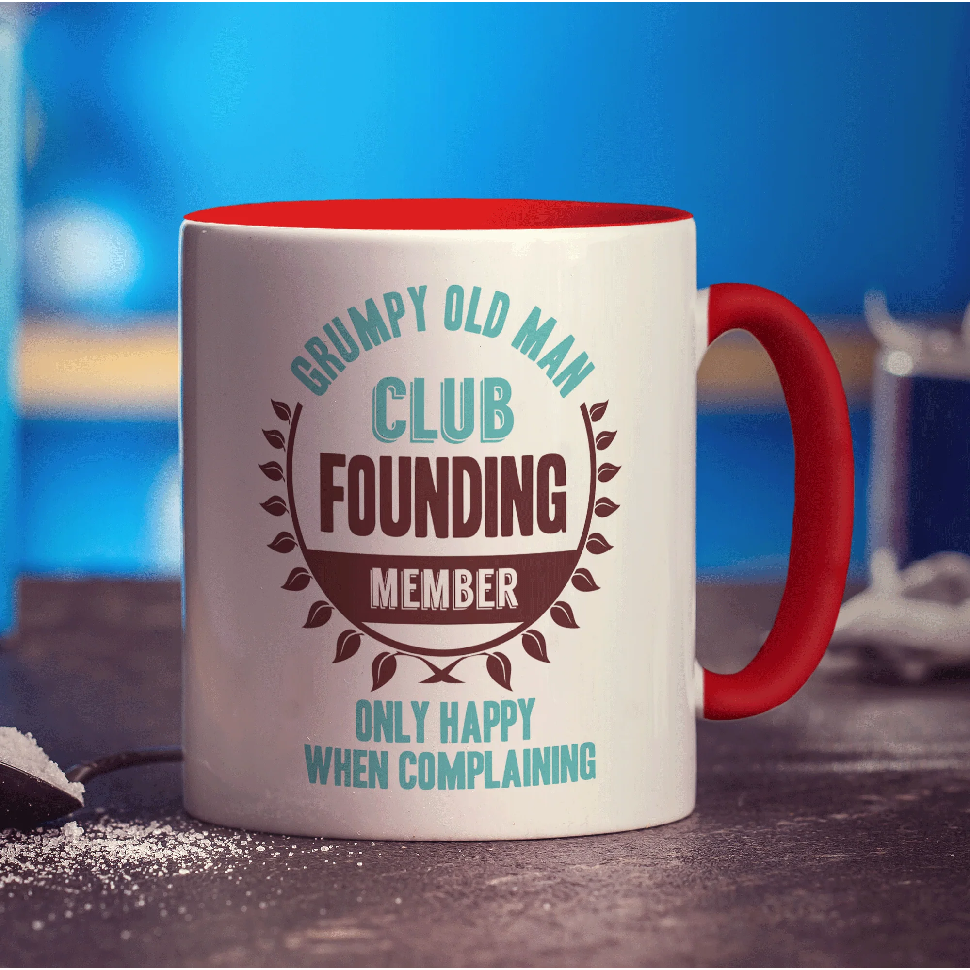 Grumpy Old Man Founding Member - Only Happy When Complaining Mug - Image 11