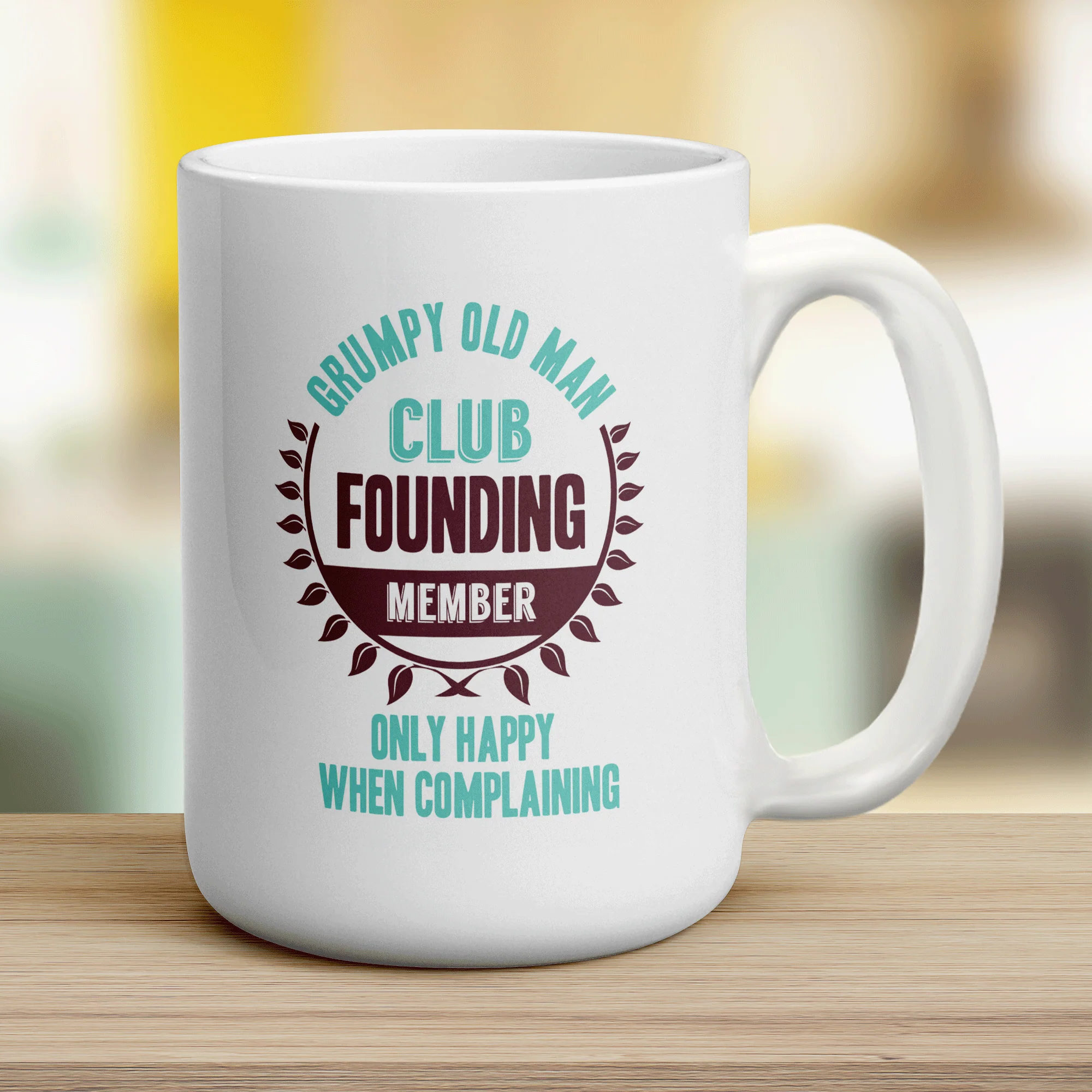 Grumpy Old Man Founding Member - Only Happy When Complaining Mug - Image 12