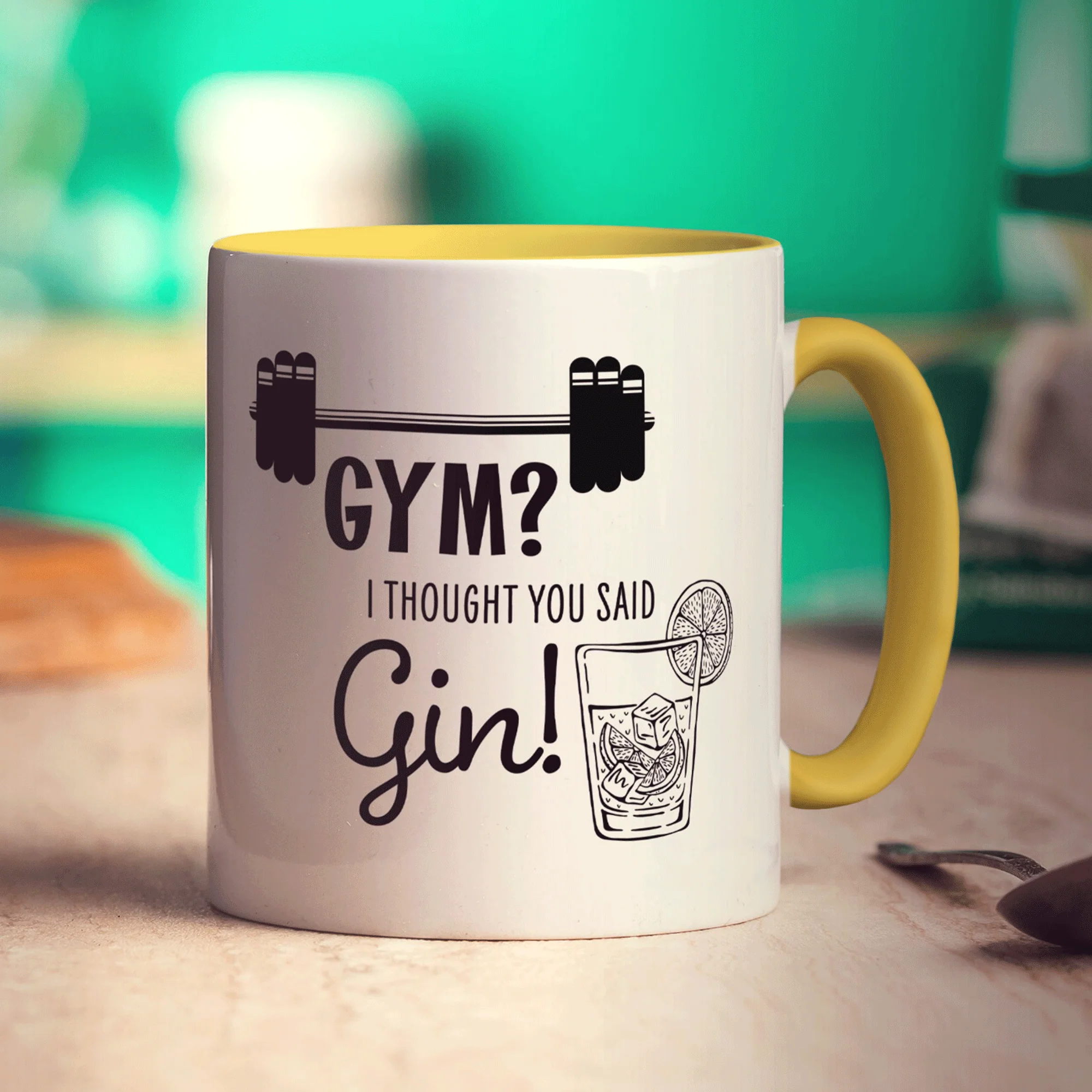 Gym? I Thought you Said Gin! Mug - Image 7