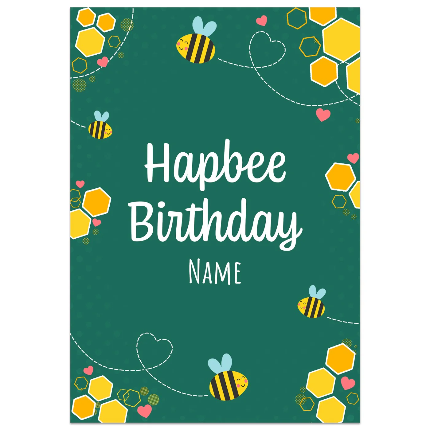 Hapbee Birthday Card