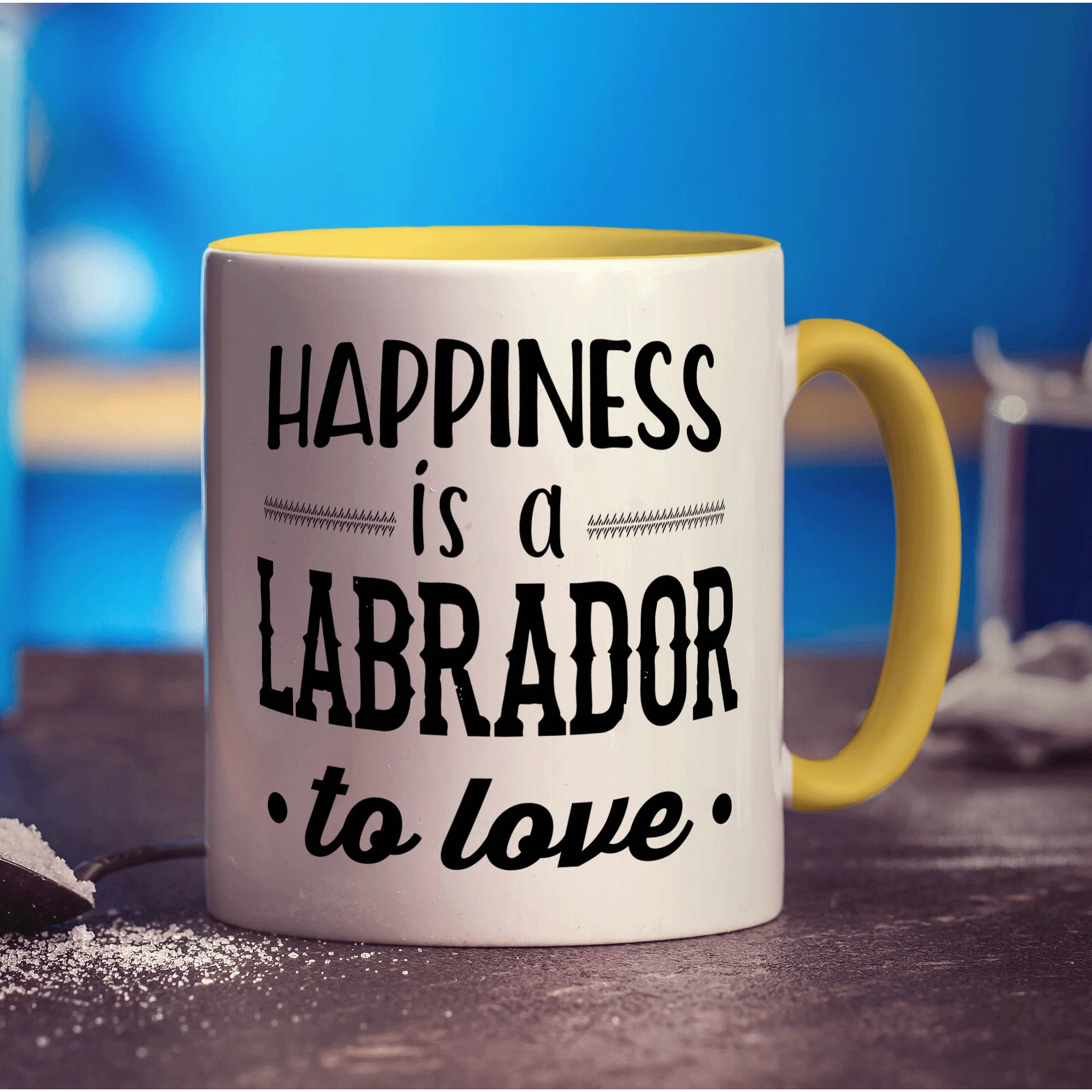 Happiness is a Labrador to Love Mug - Image 5