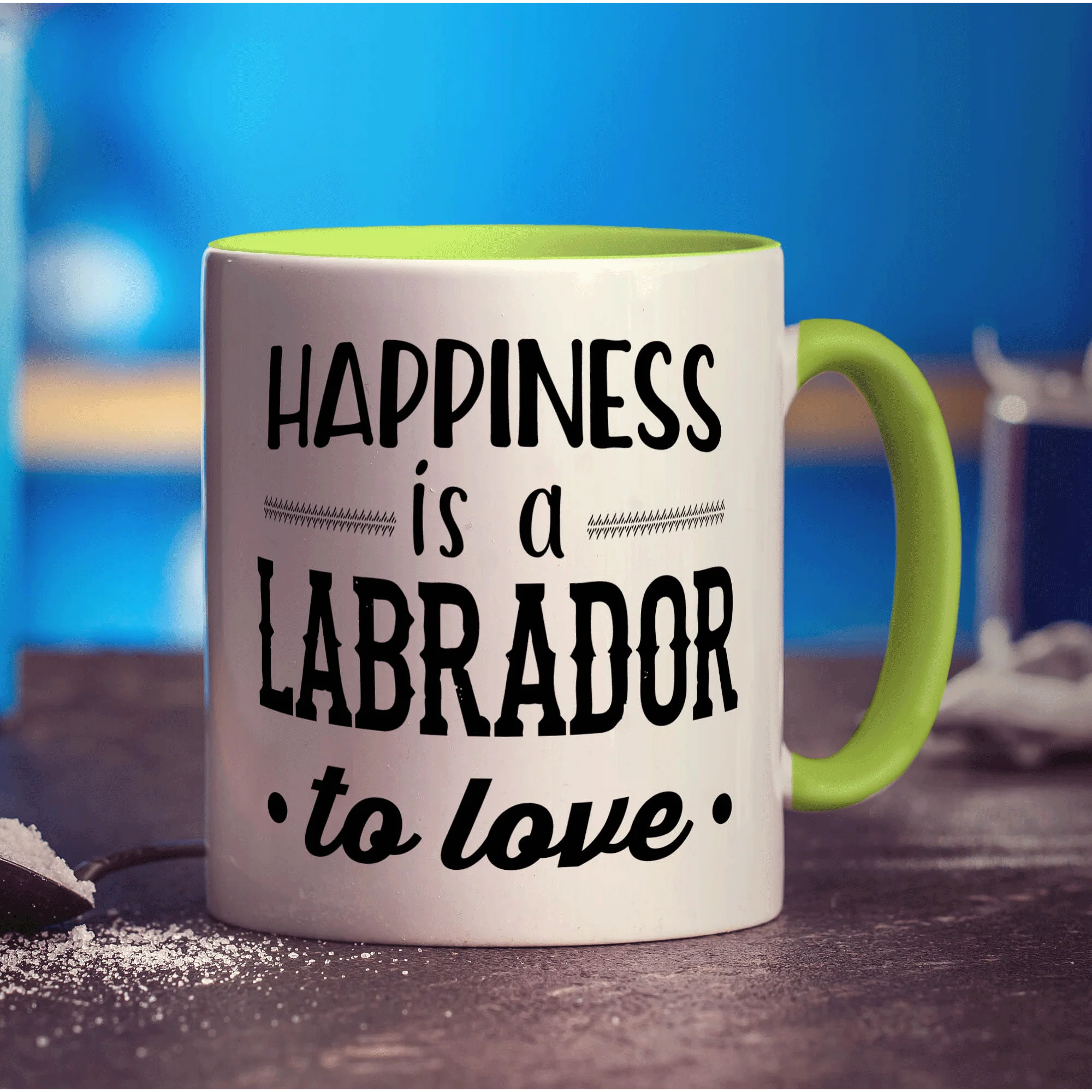 Happiness is a Labrador to Love Mug - Image 7