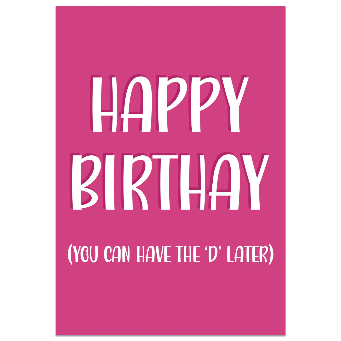 Happy Birth-ay Card