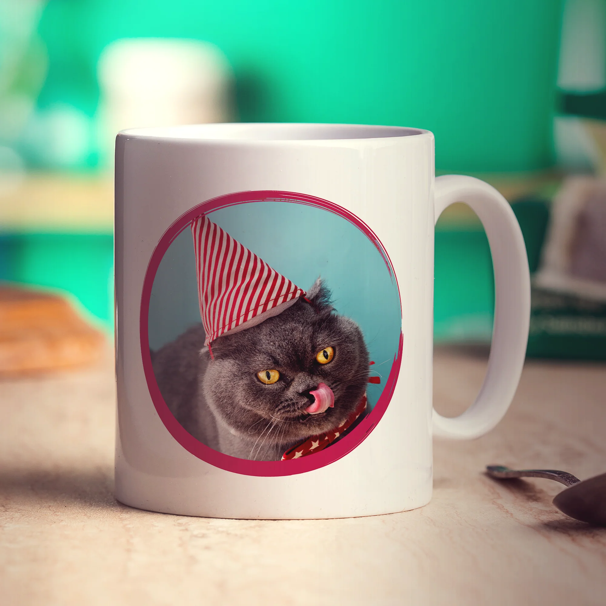 Happy Birthday Photo Mug