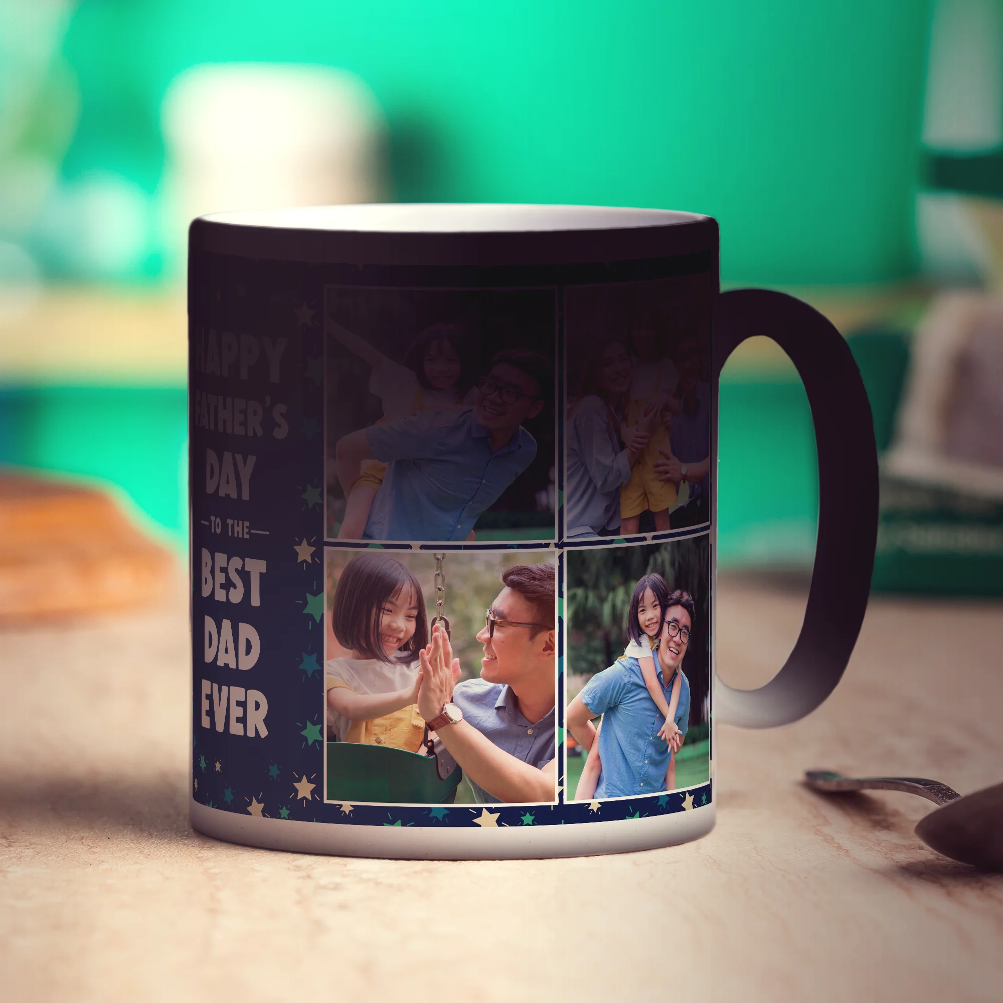 Happy Father's Day to the Best Dad Ever Photo Mug - Image 11