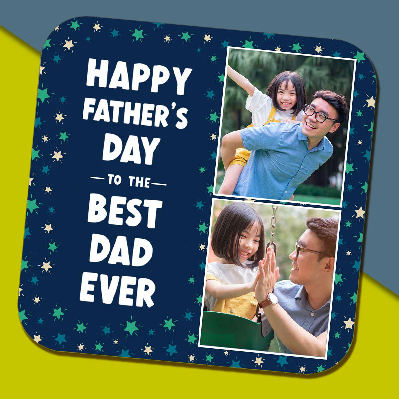 Happy Father's Day to the Best Dad Ever Photo Mug - Image 4