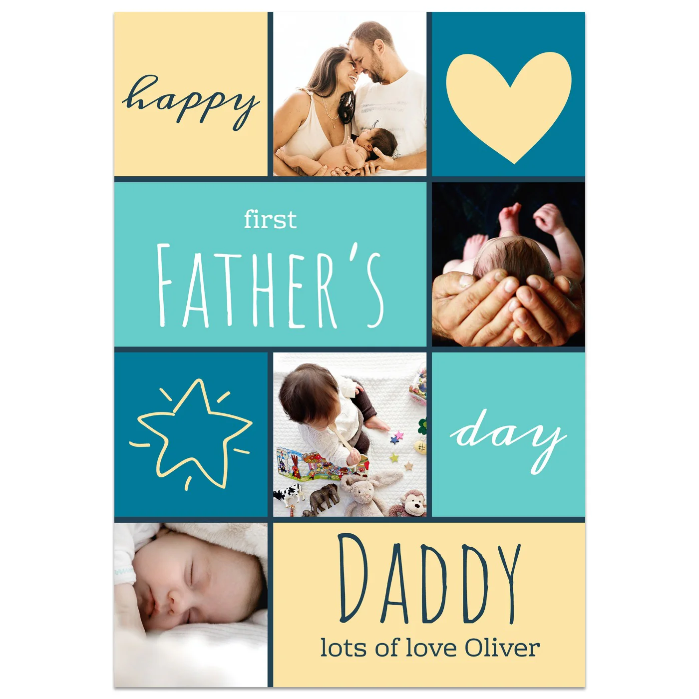 Happy First Father's Day Card