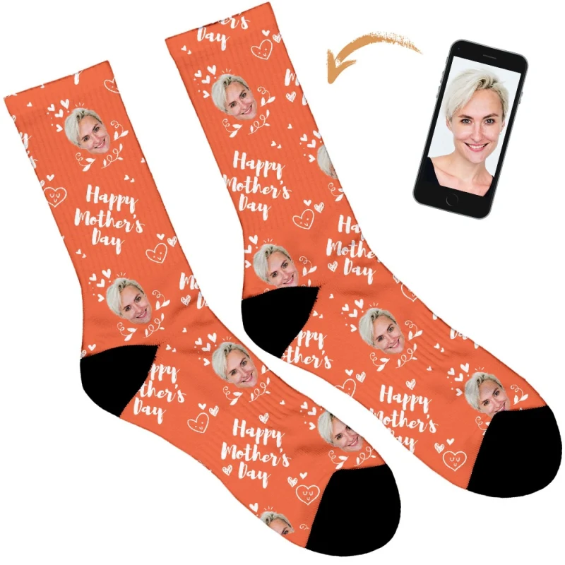 Happy Mothers Day Socks - Hearts - Image 4