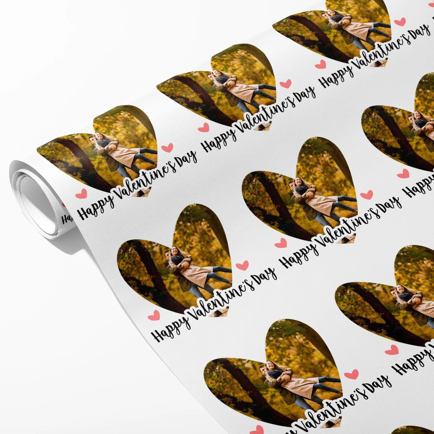 Happy Valentine's Day Photo Wrapping Paper - Image 2