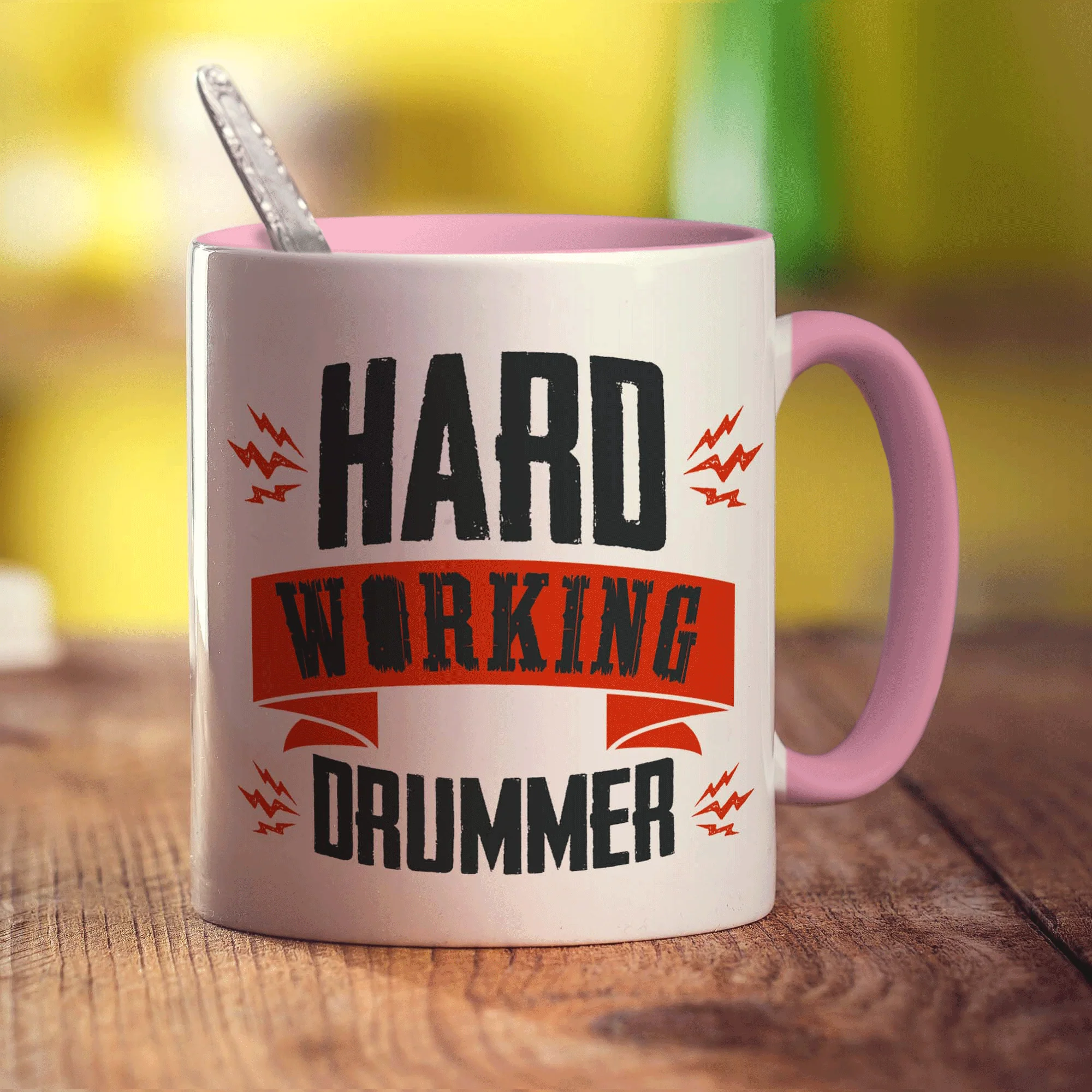 Hard Working Drummer Mug - Image 9