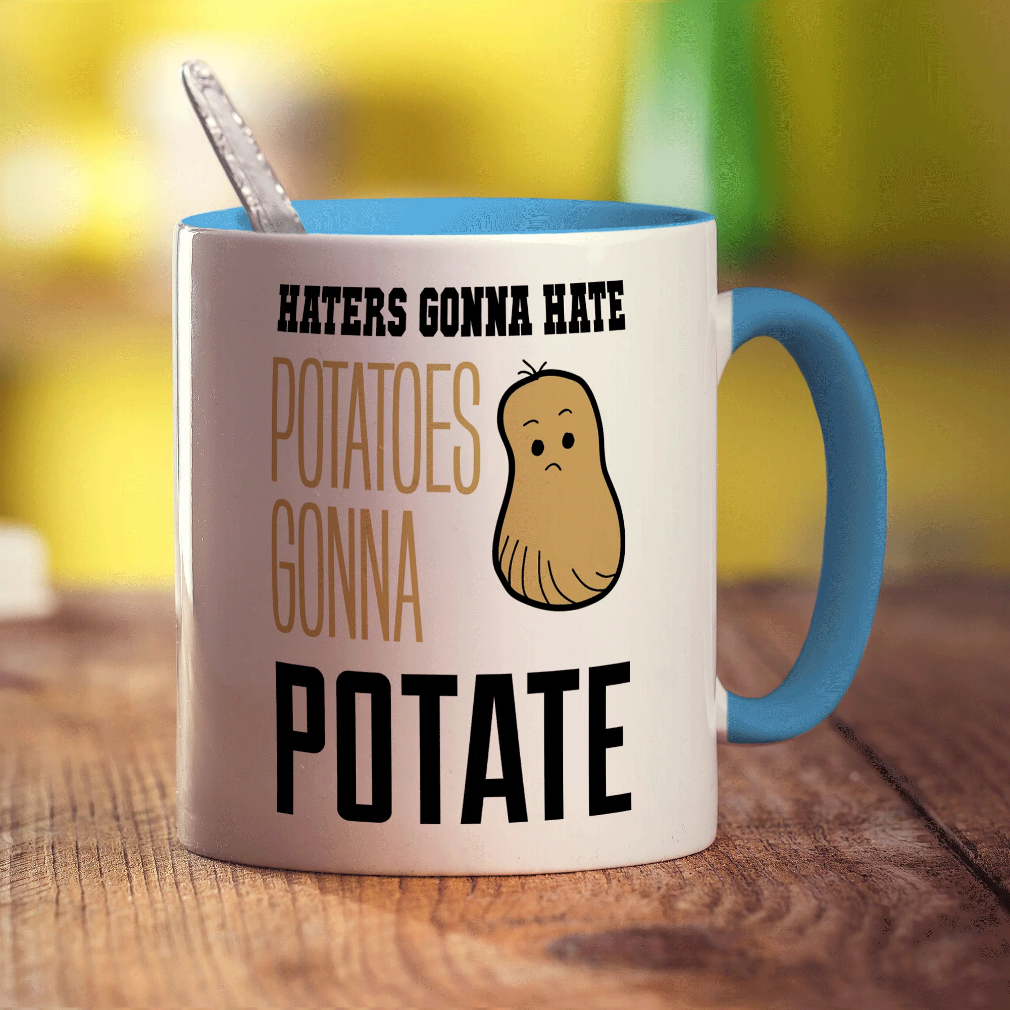 Haters Gonna Hate ' Potatoes Gonna Potate Mug - Image 8