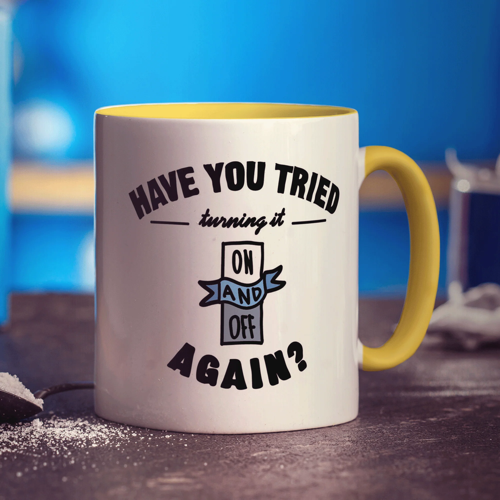 Have you tried turning it on and off again? Mug - Image 5