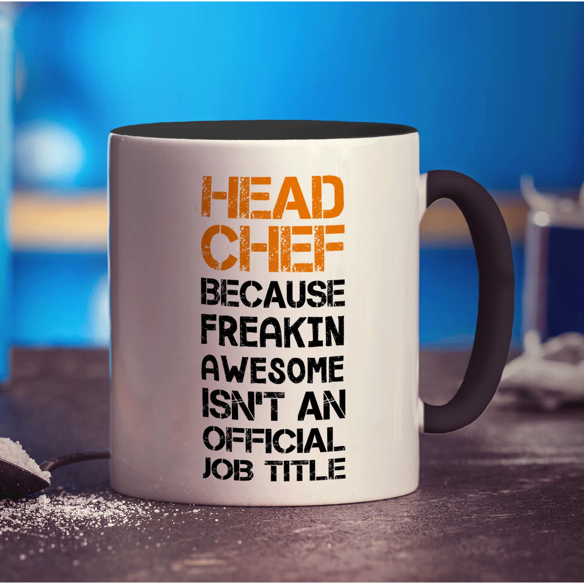 Head Chef Because Freakin' Awesome Isn't an Official Job Title Mug - Image 10
