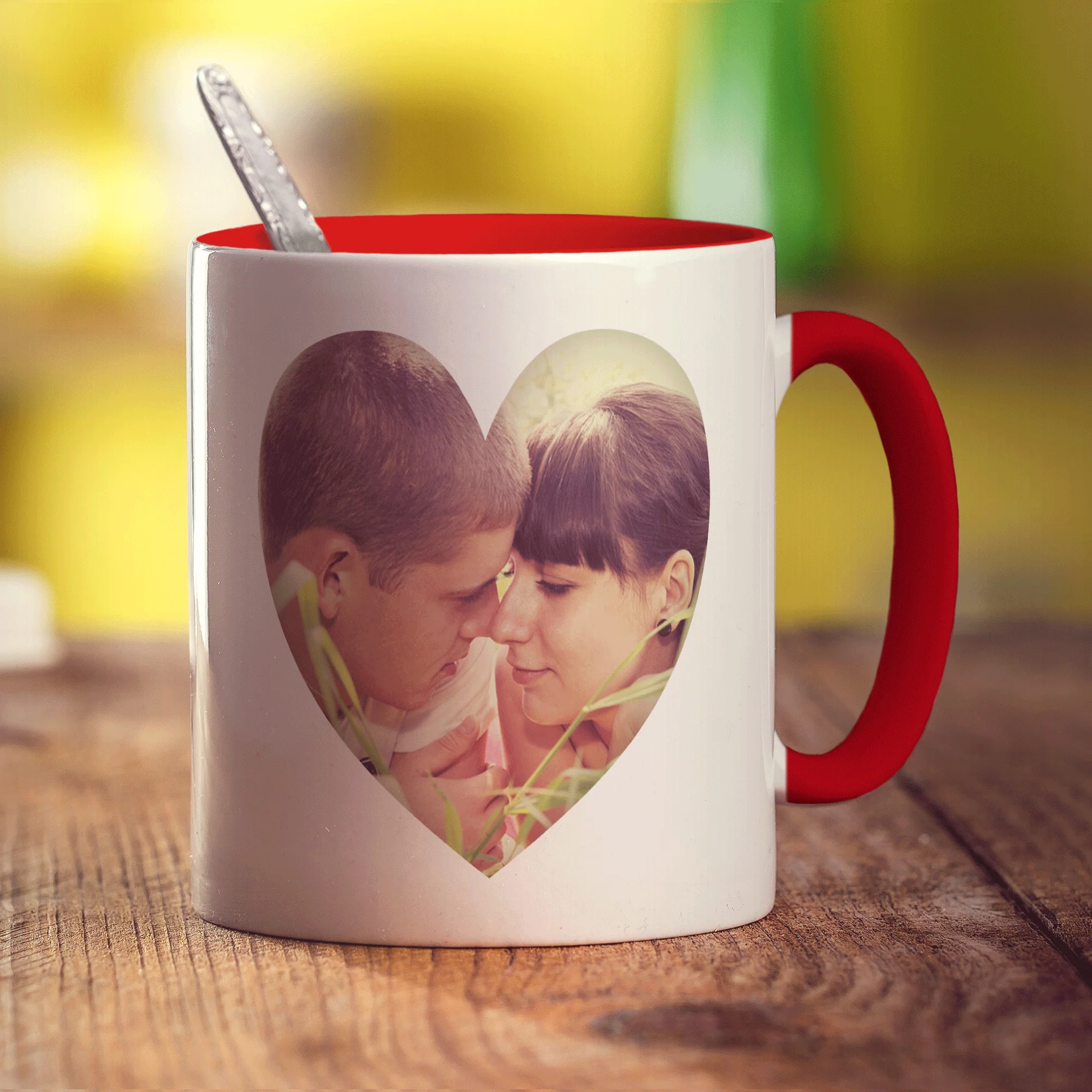Heart Shaped Photo Mug - Image 17