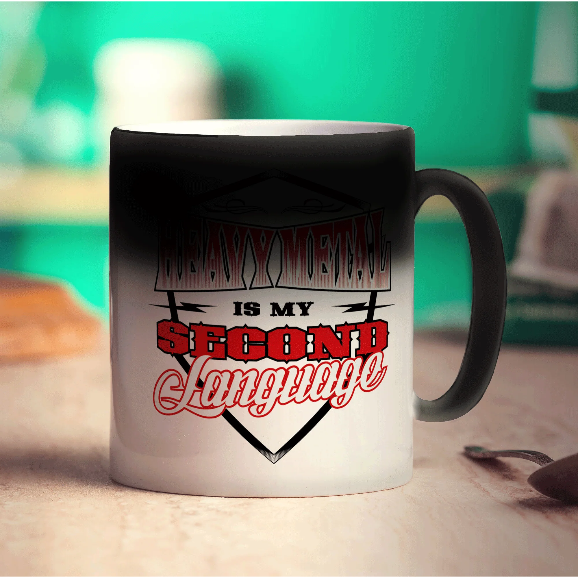 Heavy Metal is My Second Language Mug - Image 6