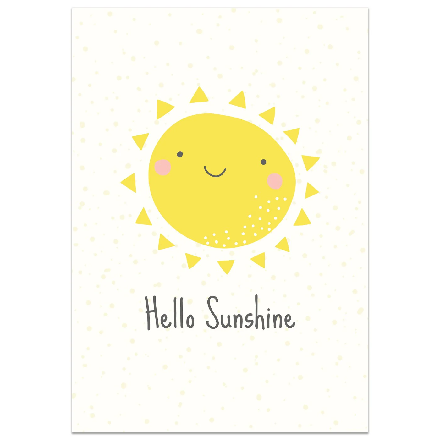 Hello Sunshine New Baby Card