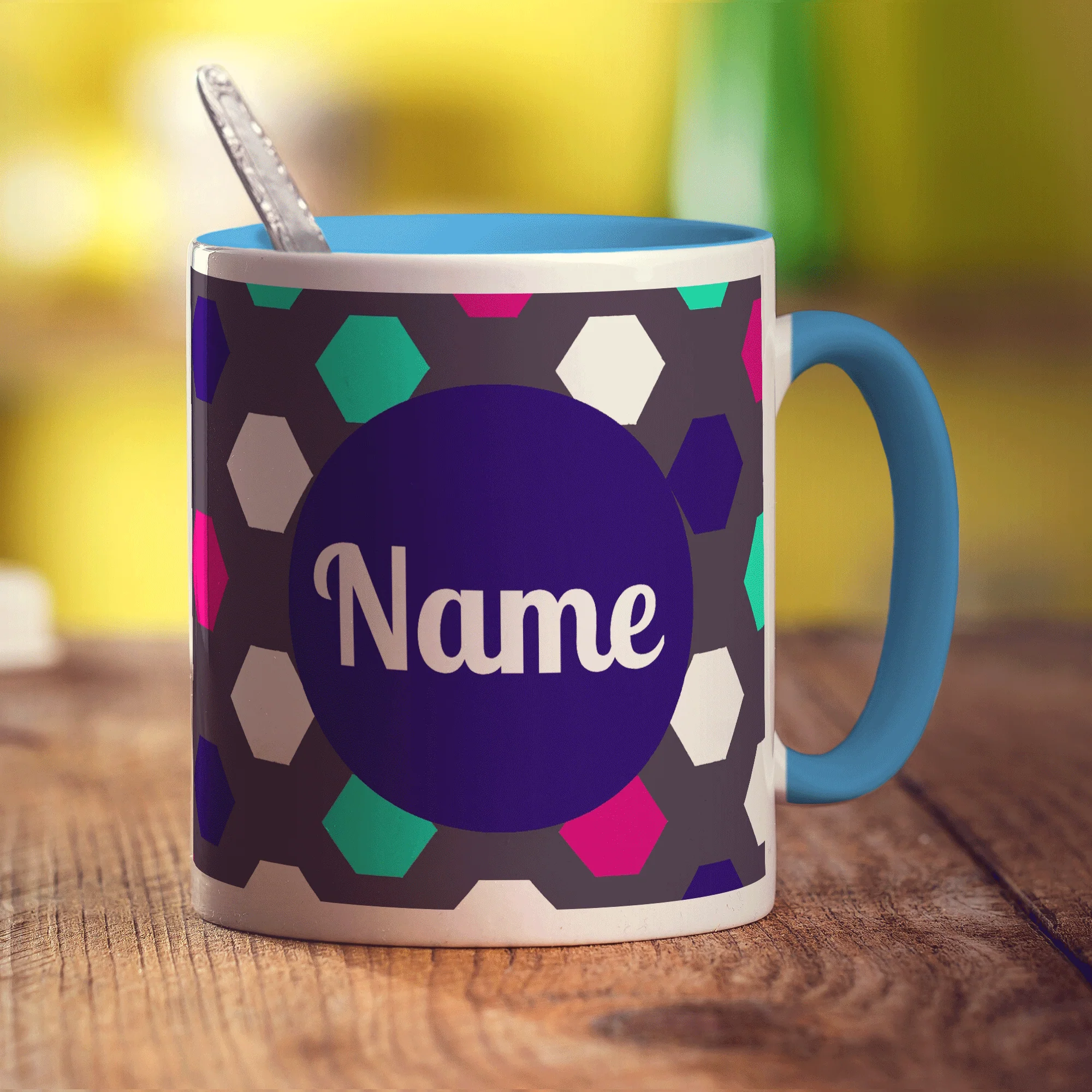 Hexagon Name Mug by Jessica Peppin - Image 12