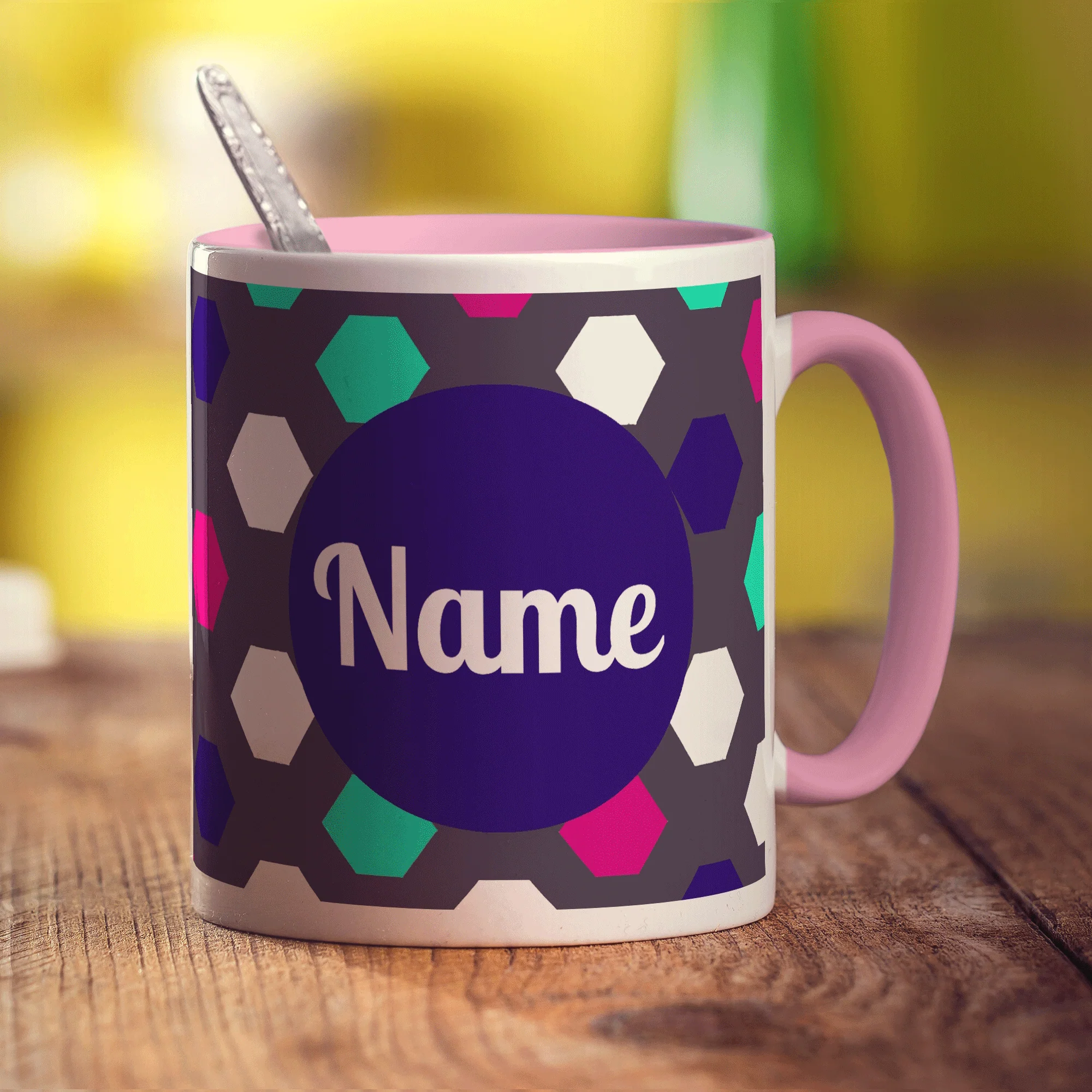 Hexagon Name Mug by Jessica Peppin - Image 13