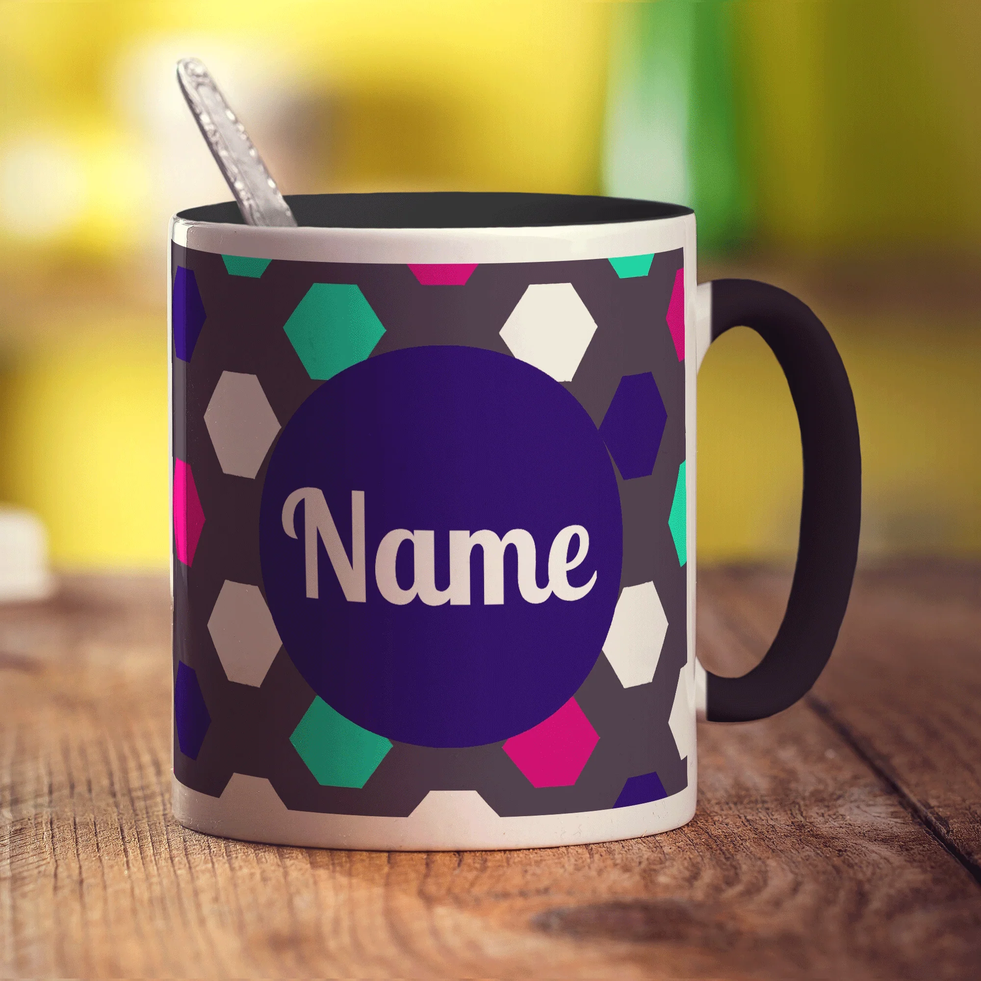 Hexagon Name Mug by Jessica Peppin - Image 14