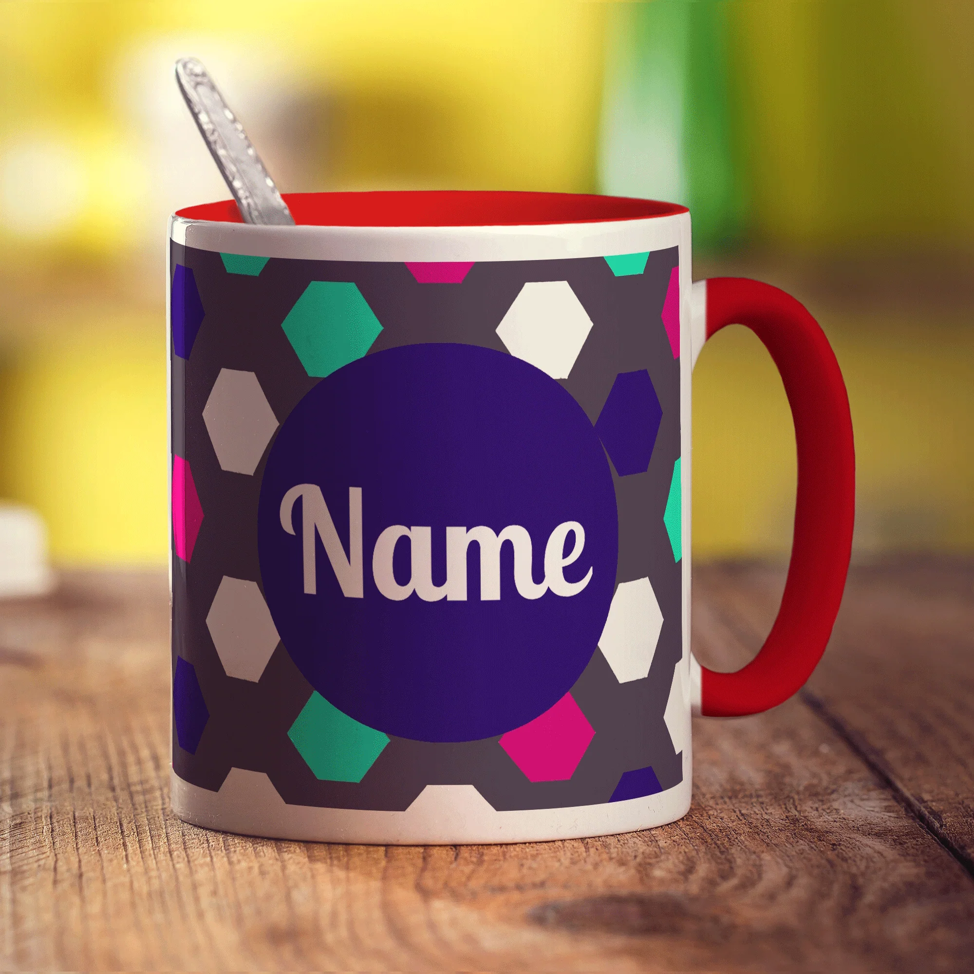 Hexagon Name Mug by Jessica Peppin - Image 15