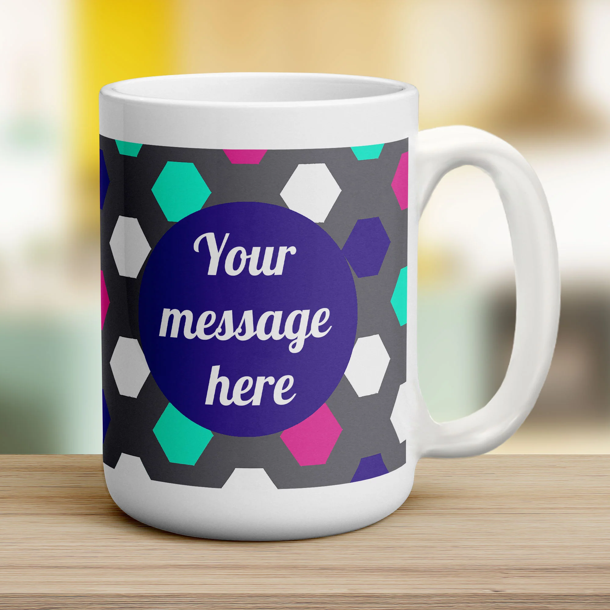 Hexagon Name Mug by Jessica Peppin - Image 16