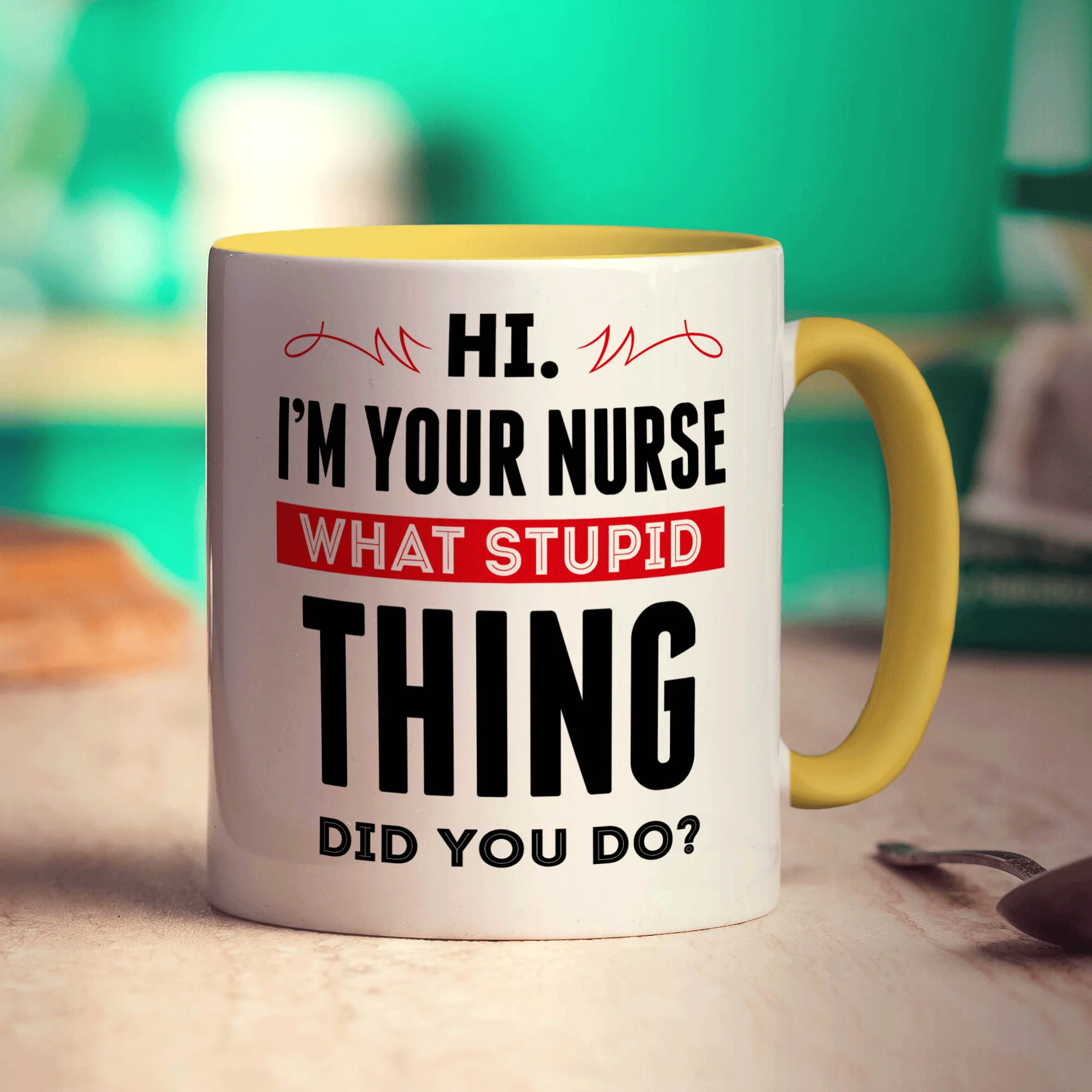 Hi. I'm Your Nurse What Stupid Thing Did You Do Mug - Image 5