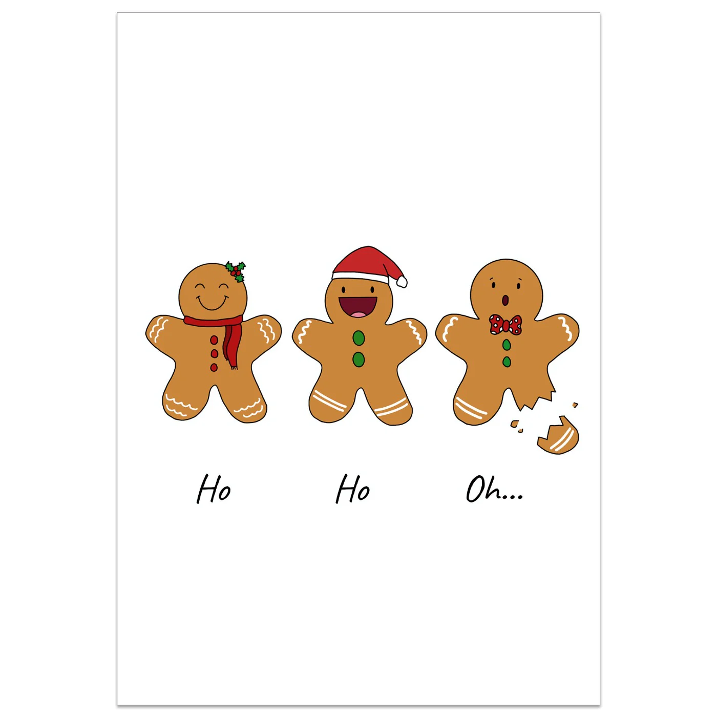 Ho Ho Oh Christmas Card