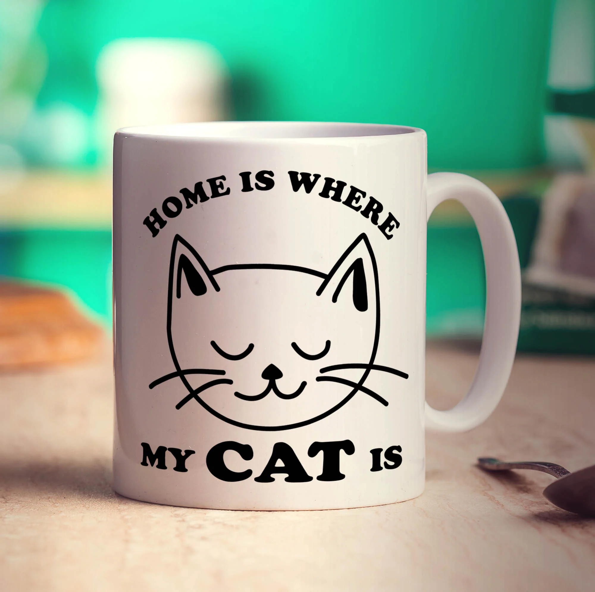 Home is Where My Cat is Mug - Image 3