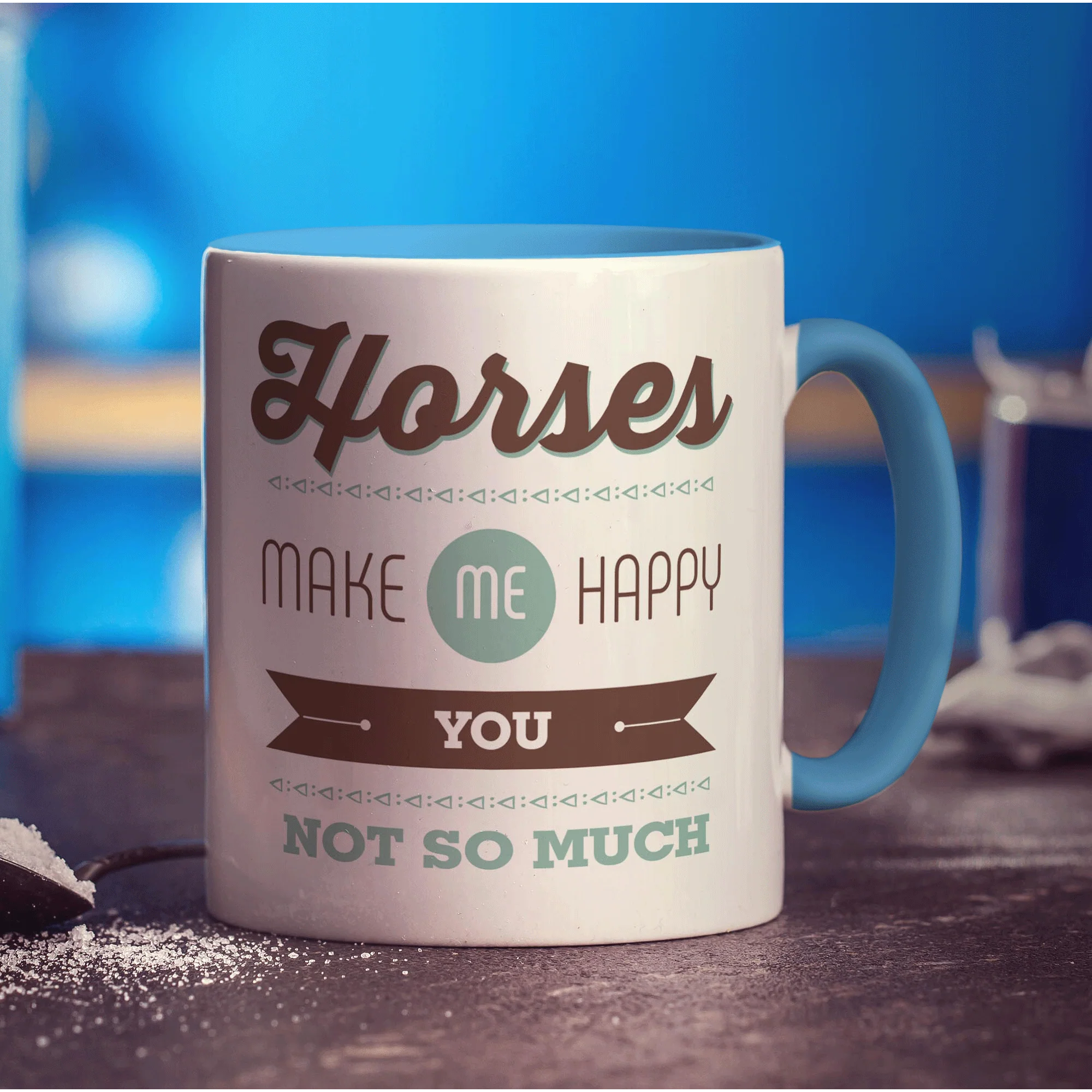 Horses Make Me Happy, You Not So Much Mug - Image 8