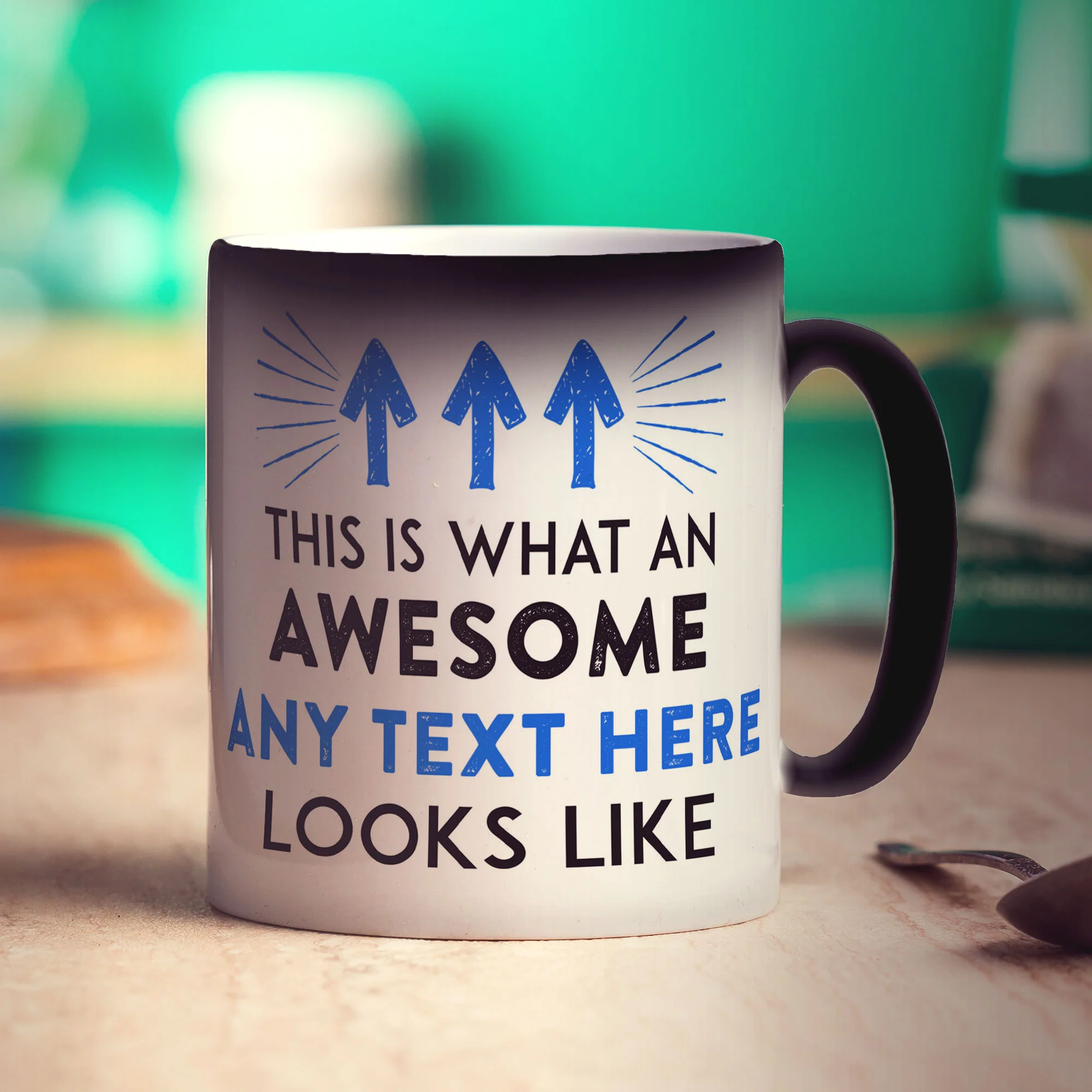 Magic Heat Sensitive Custom Awesome Mug - Add Your Own Text - Image 10