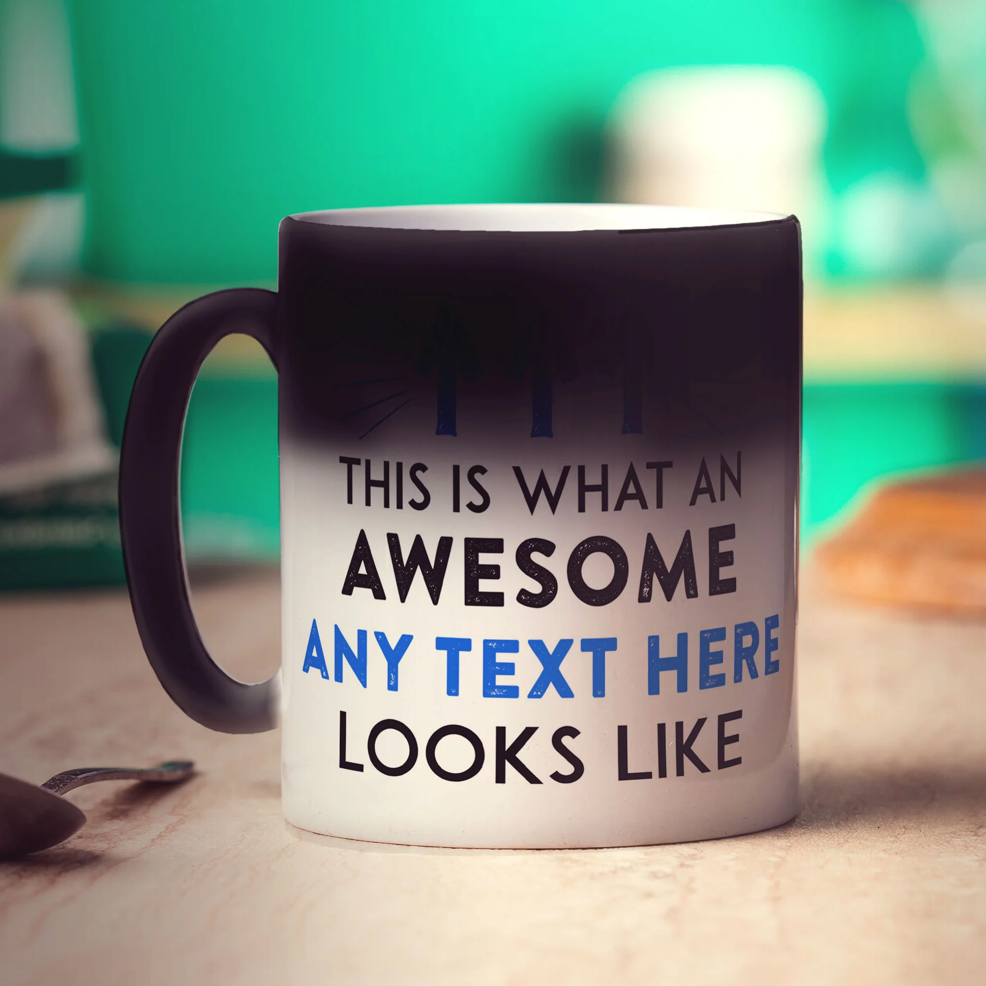 Magic Heat Sensitive Custom Awesome Mug - Add Your Own Text - Image 11