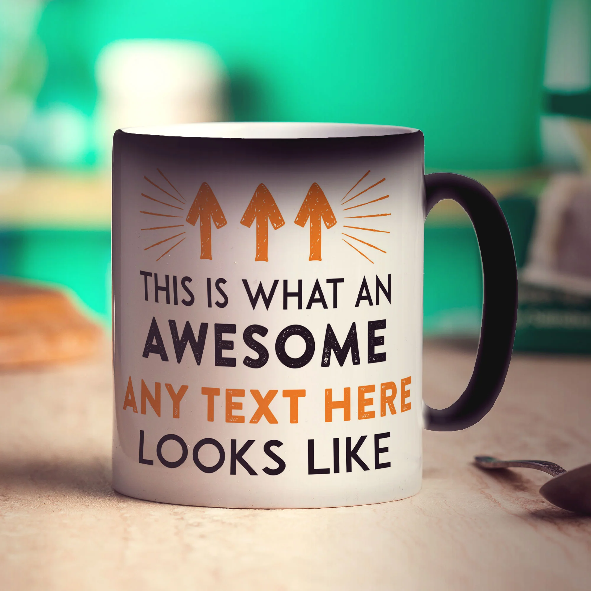 Magic Heat Sensitive Custom Awesome Mug - Add Your Own Text - Image 14