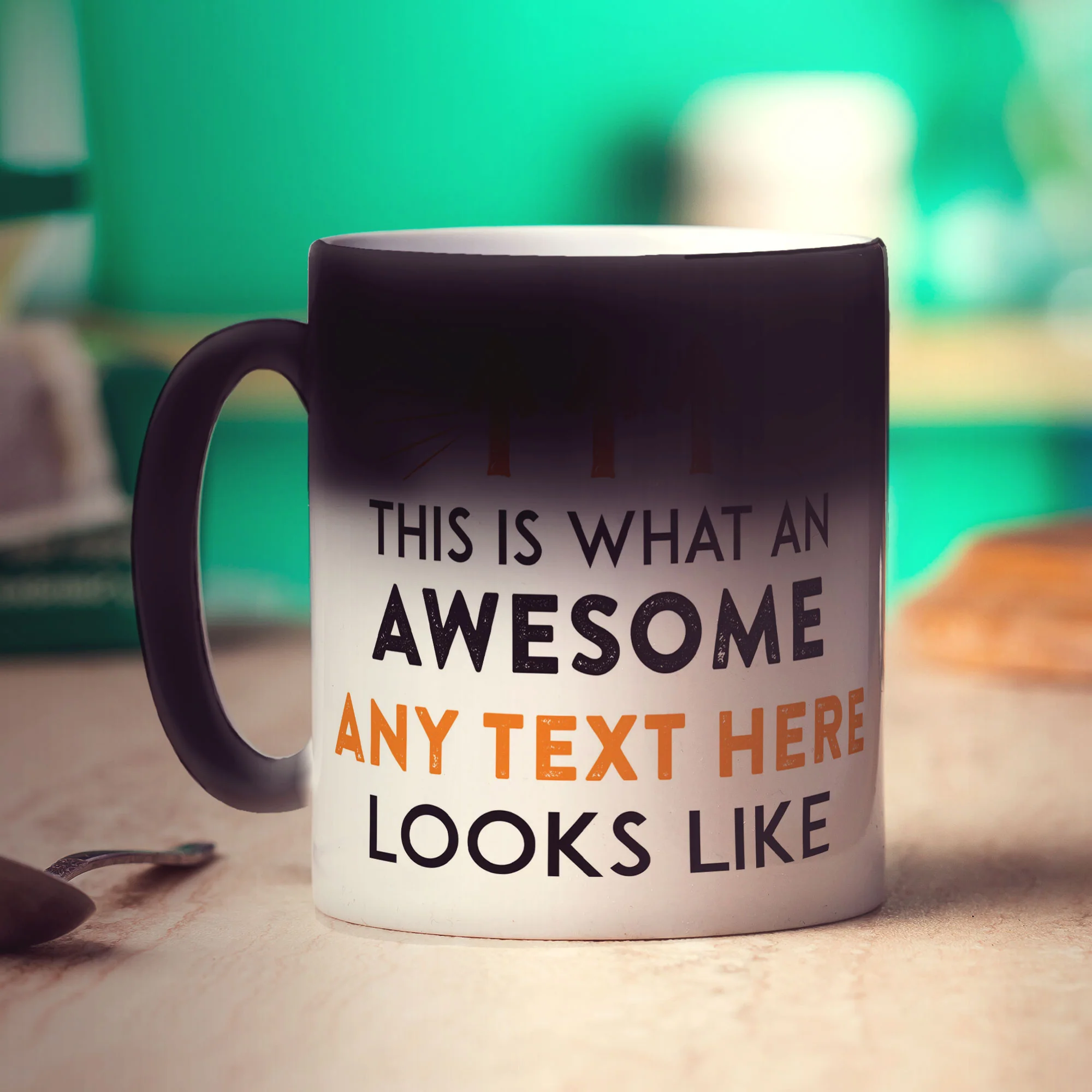 Magic Heat Sensitive Custom Awesome Mug - Add Your Own Text - Image 15