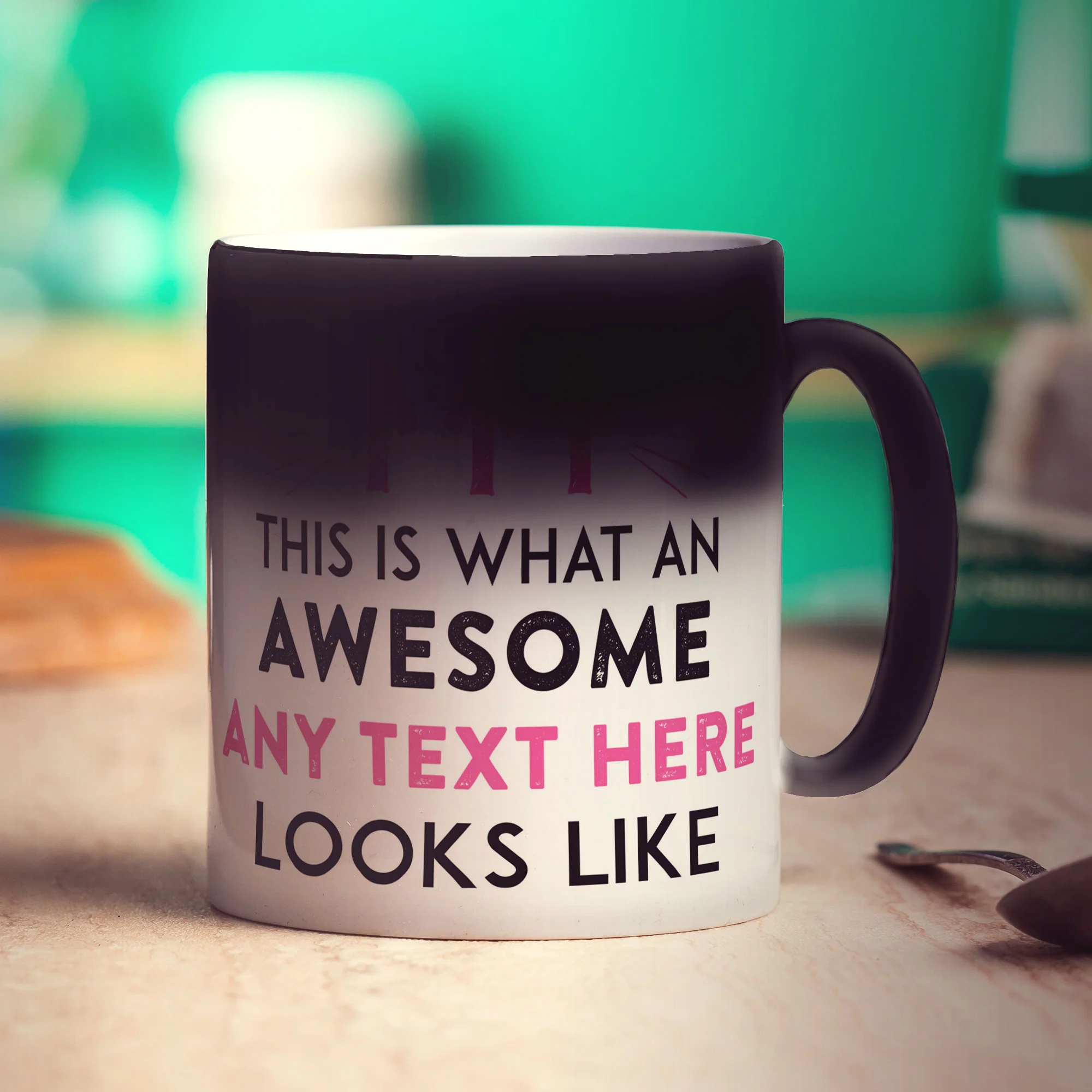 Magic Heat Sensitive Custom Awesome Mug - Add Your Own Text - Image 17
