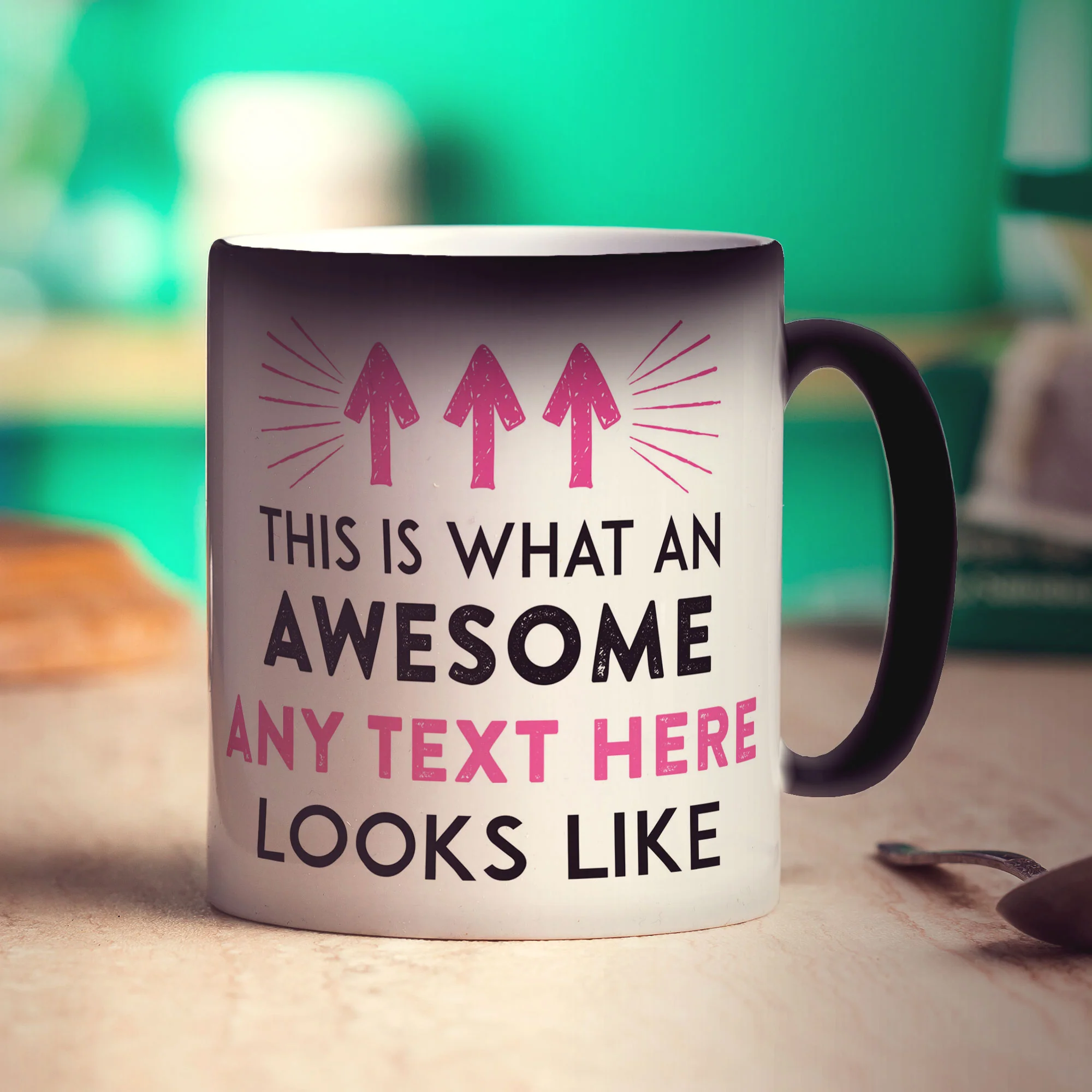 Magic Heat Sensitive Custom Awesome Mug - Add Your Own Text - Image 18