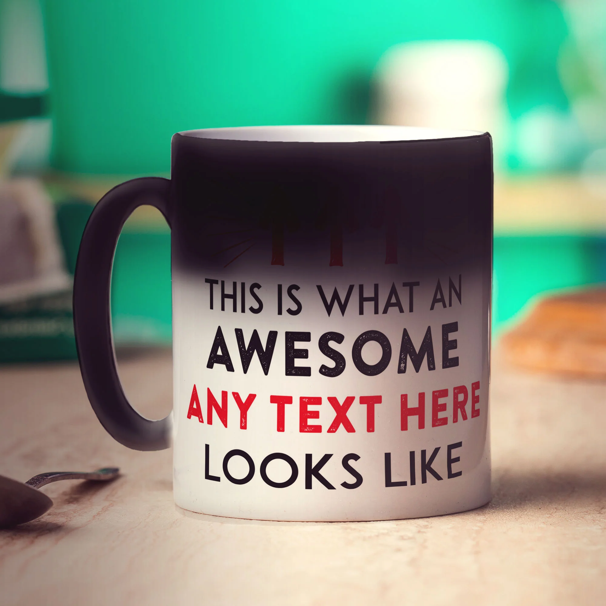 Magic Heat Sensitive Custom Awesome Mug - Add Your Own Text - Image 23