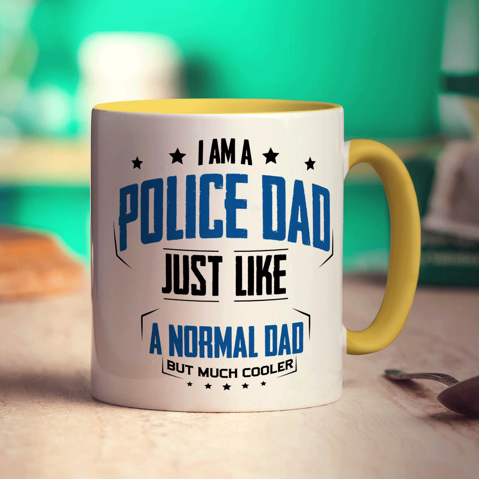 I am a Police Dad Just Like a Normal Dad But Much Cooler Mug - Image 5