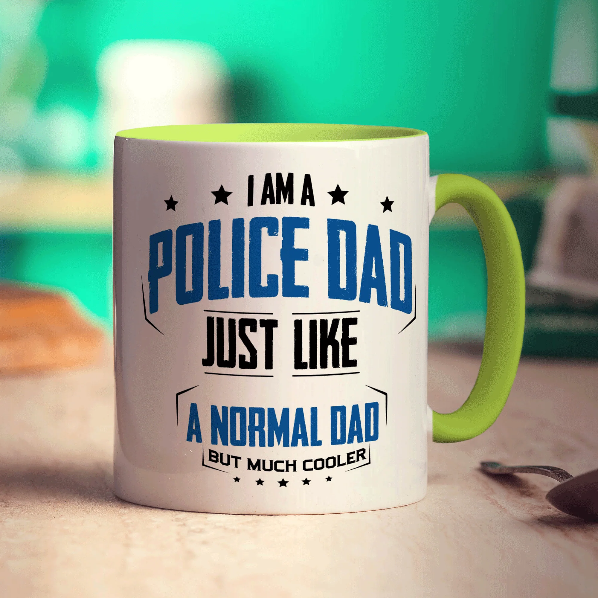 I am a Police Dad Just Like a Normal Dad But Much Cooler Mug - Image 7