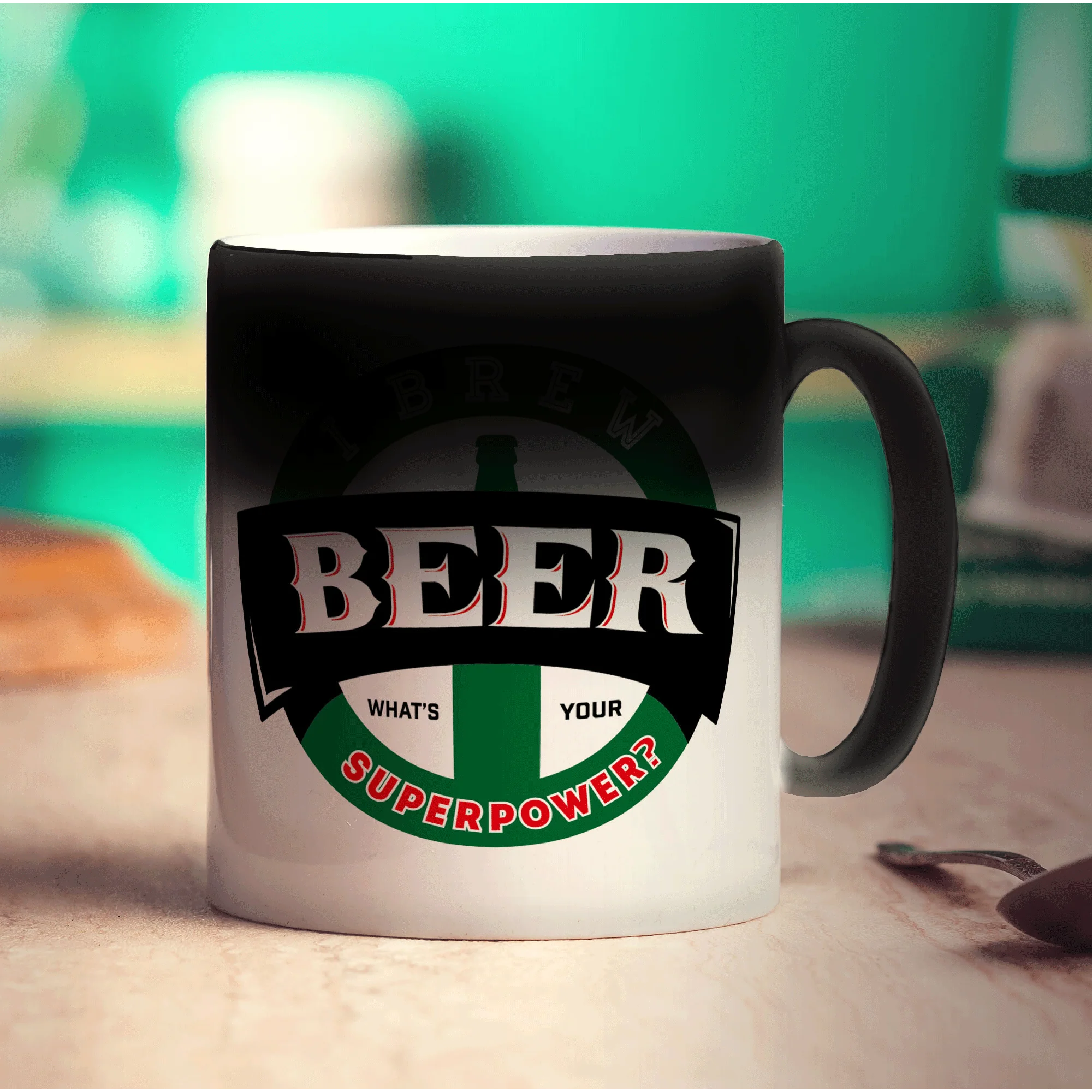I Brew Beer. What's Your Superpower Mug - Image 6