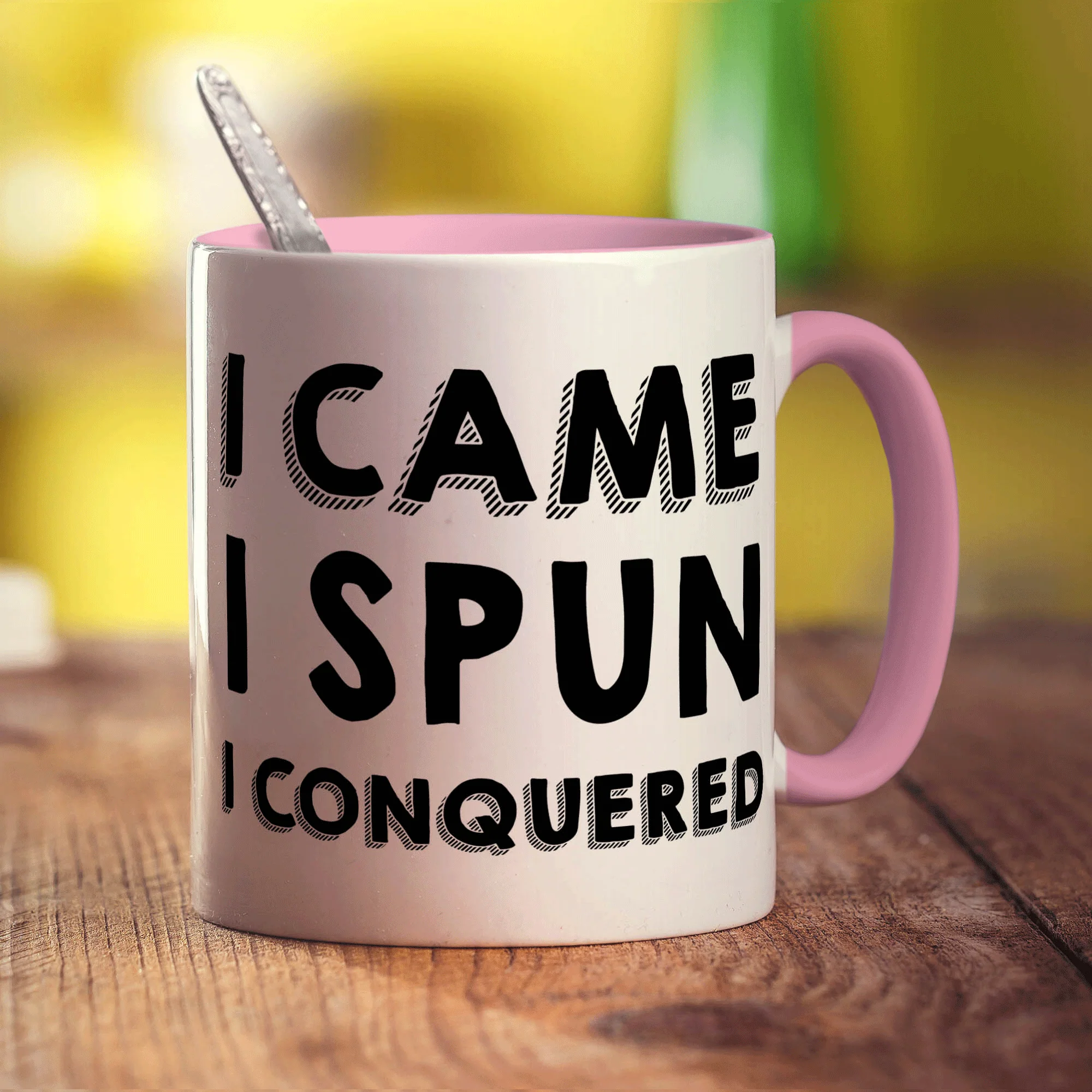I Came, I Spun, I Conquered Mug - Image 9