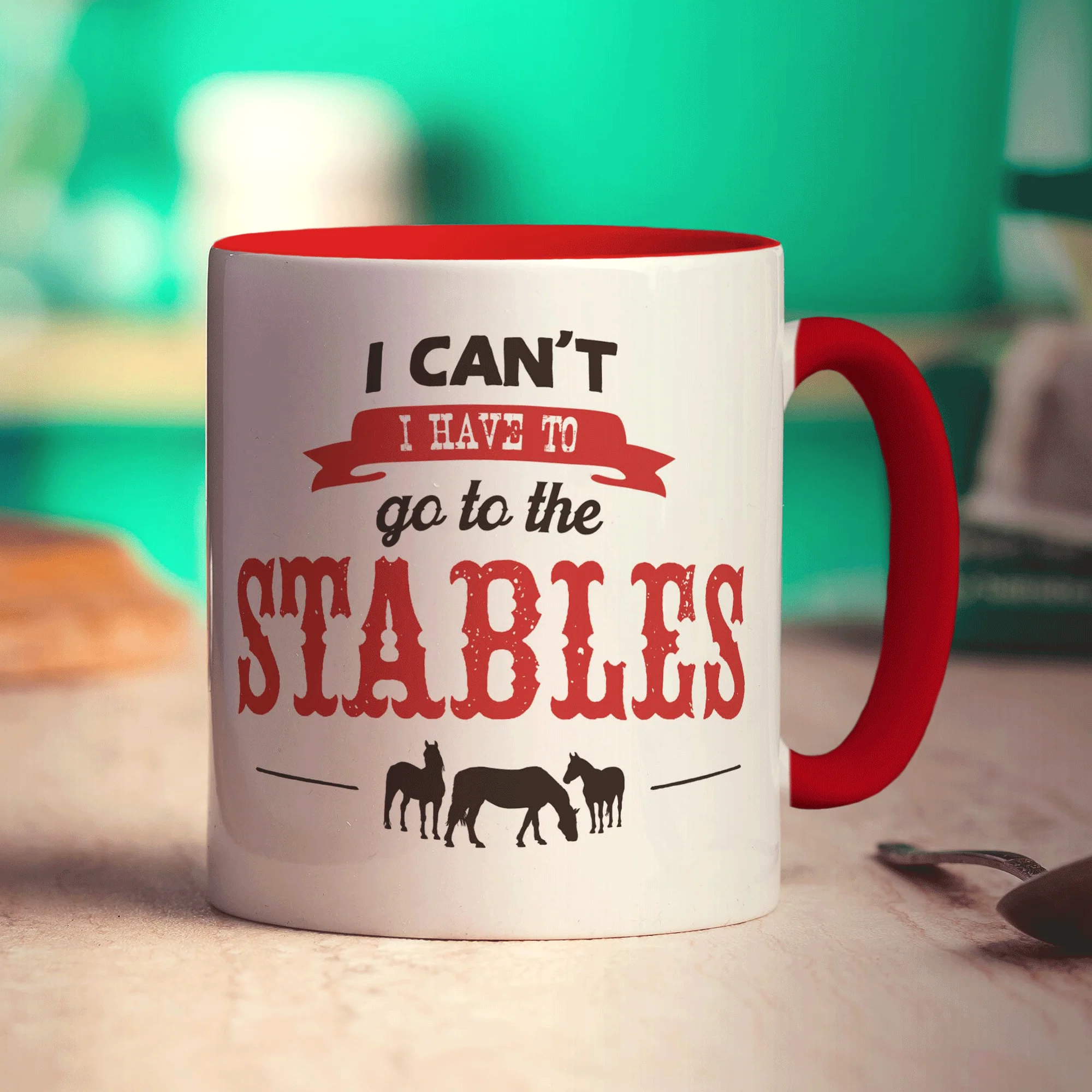 I Can't I Have To Go To The Stables Mug - Image 11