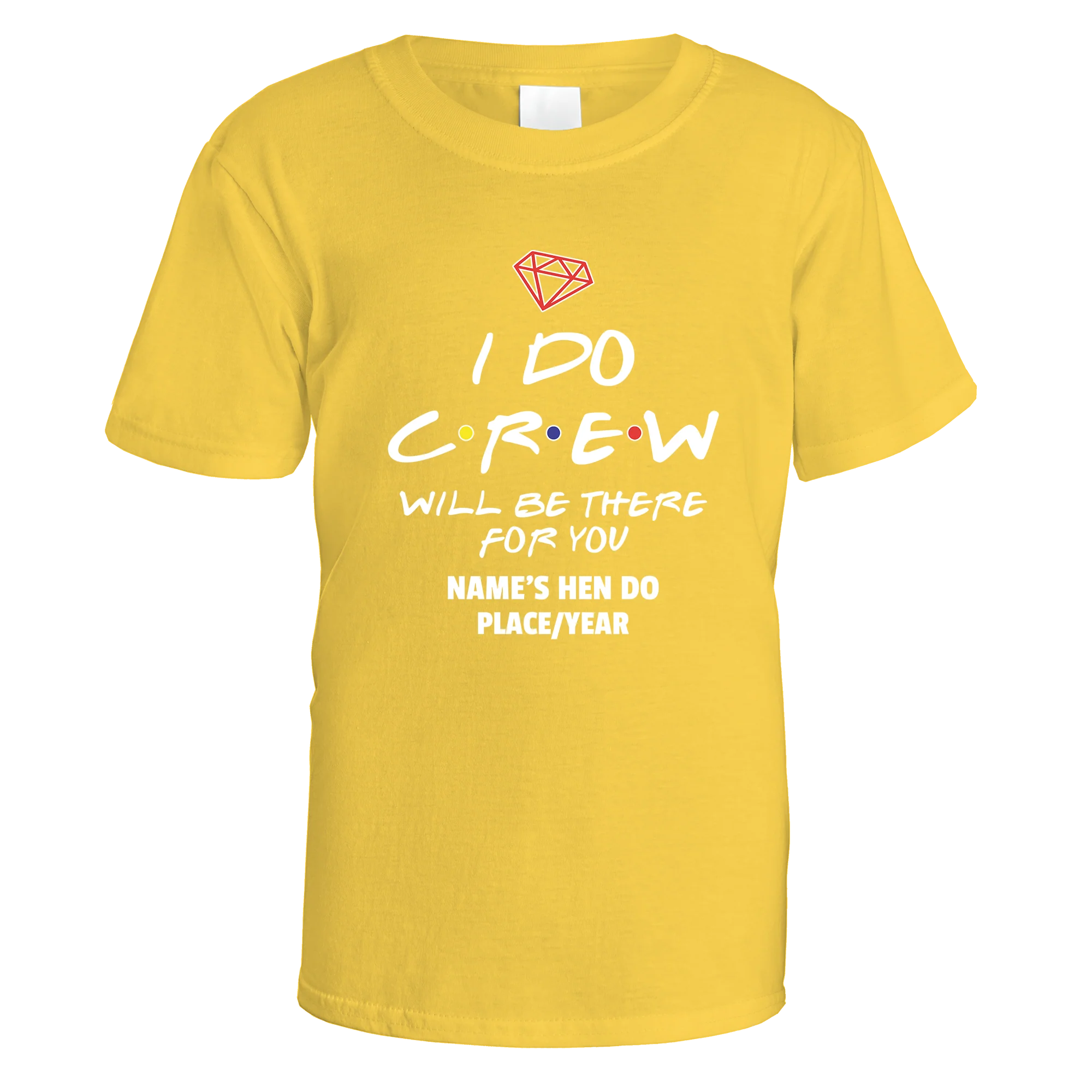 I Do Crew Mates Hen Do T-Shirt - Image 4