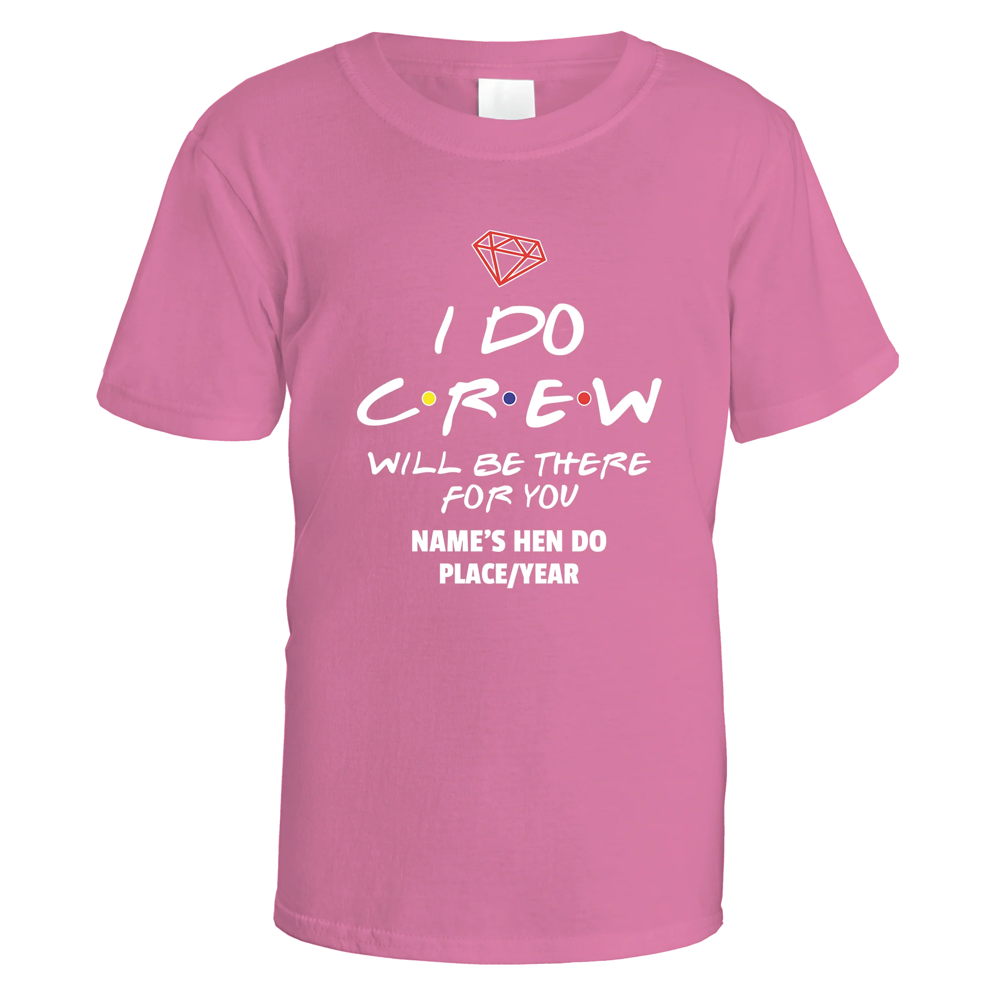 I Do Crew Mates Hen Do T-Shirt - Image 5