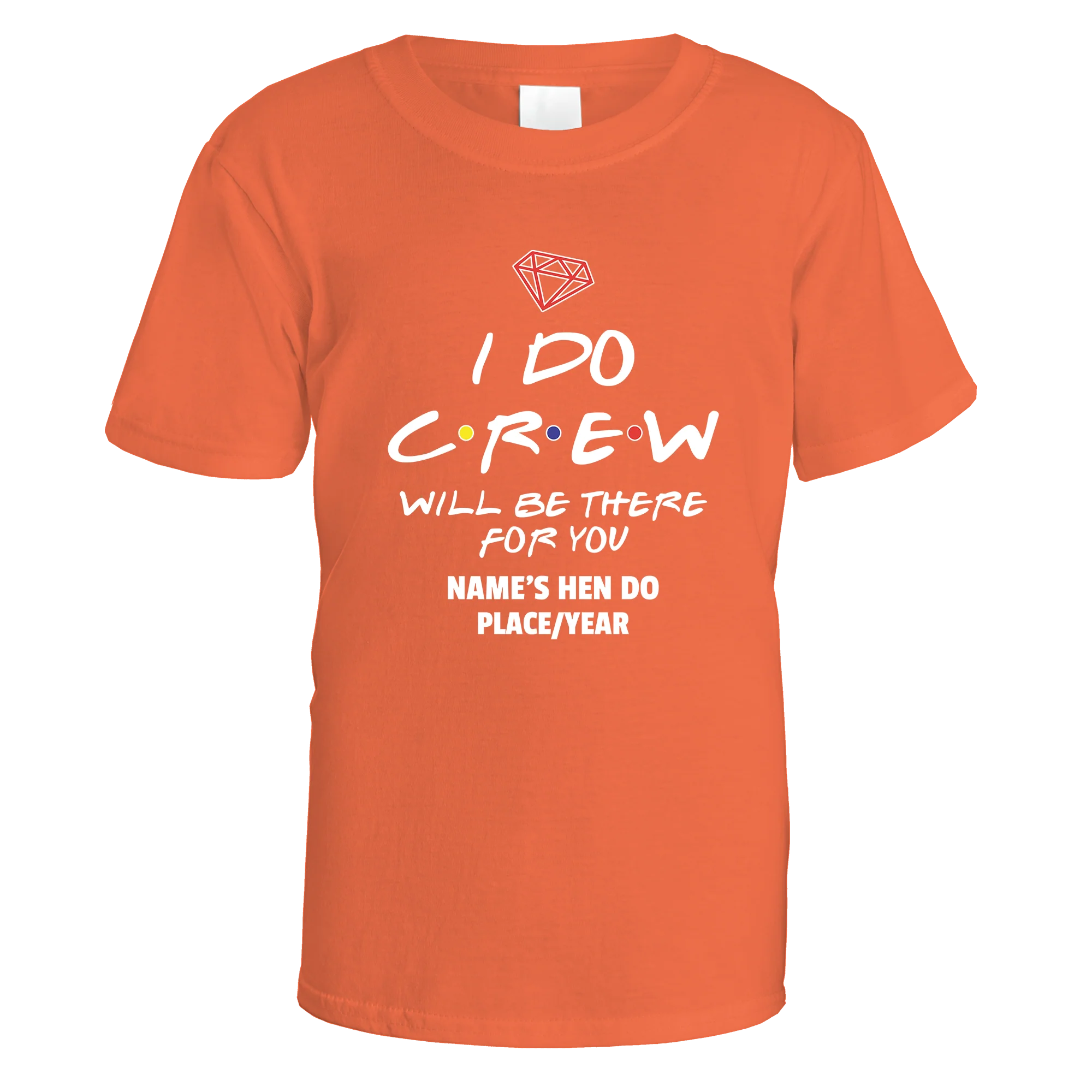 I Do Crew Mates Hen Do T-Shirt - Image 9
