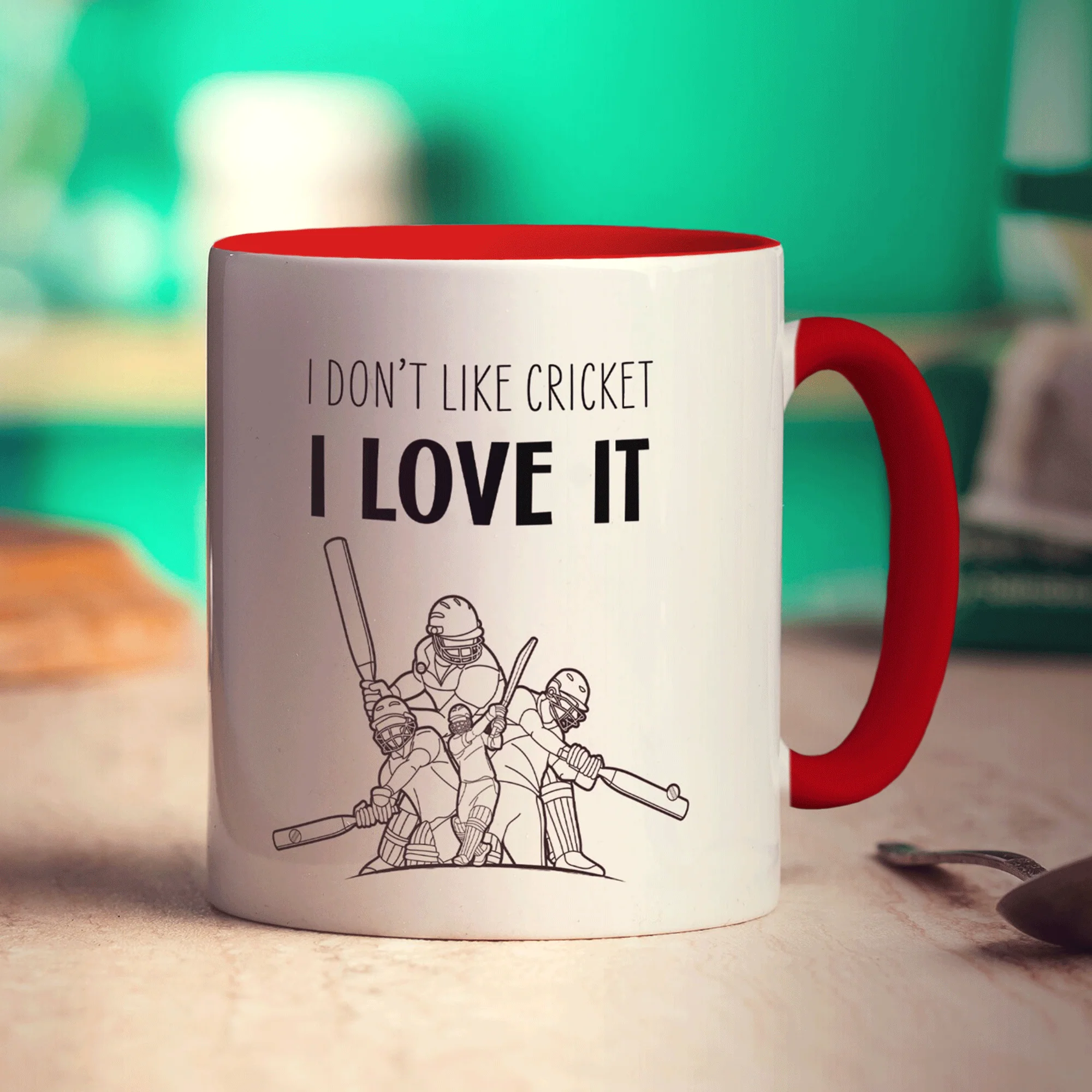 I Don't Like Cricket I Love It Mug - Image 13