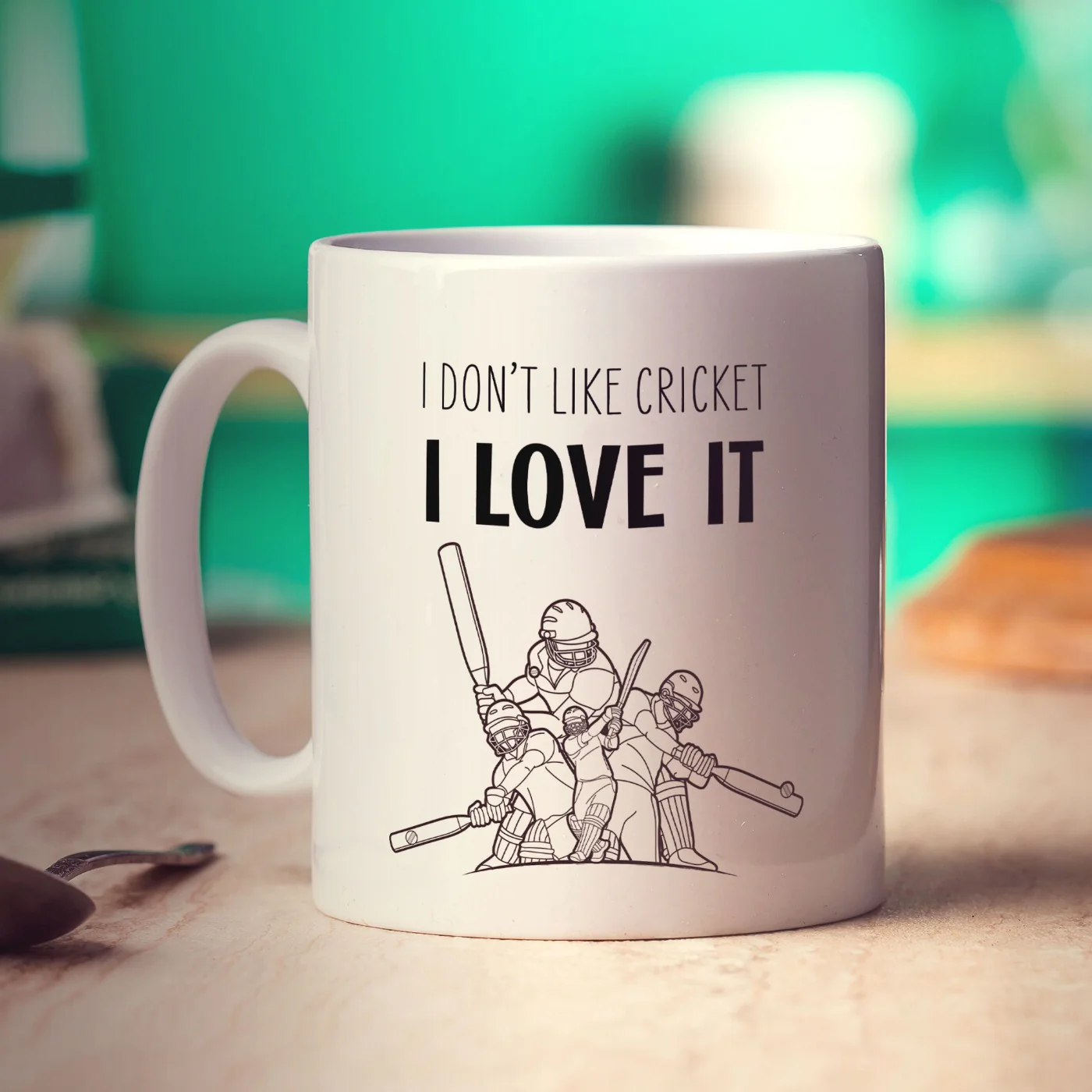 I Don't Like Cricket I Love It Mug - Image 5