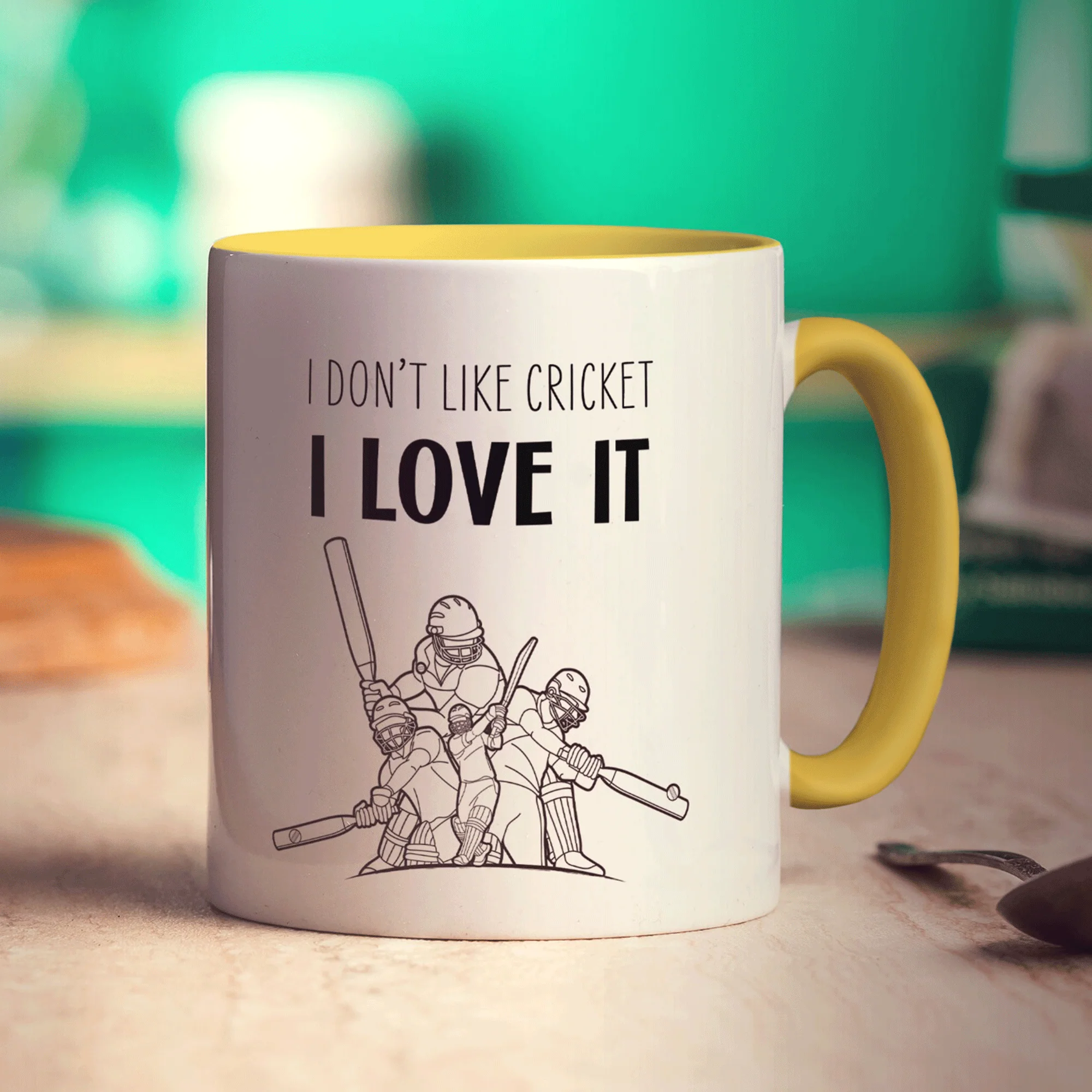 I Don't Like Cricket I Love It Mug - Image 7