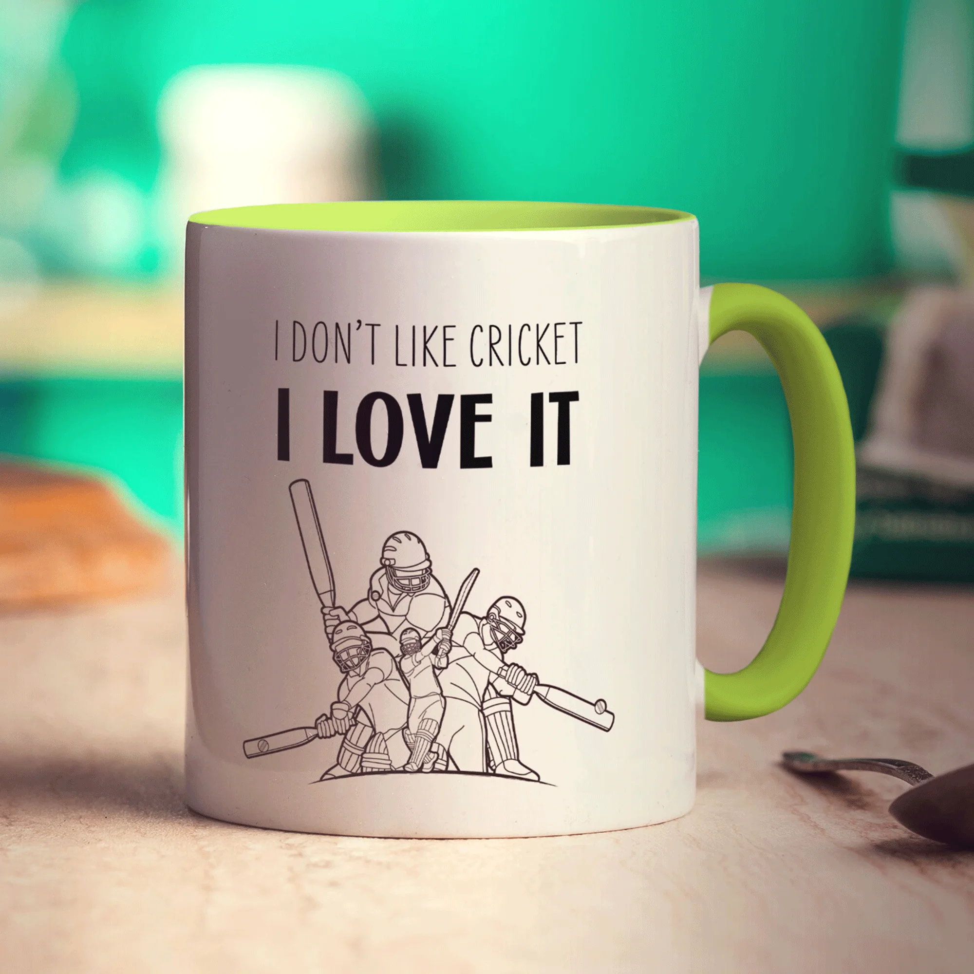 I Don't Like Cricket I Love It Mug - Image 9