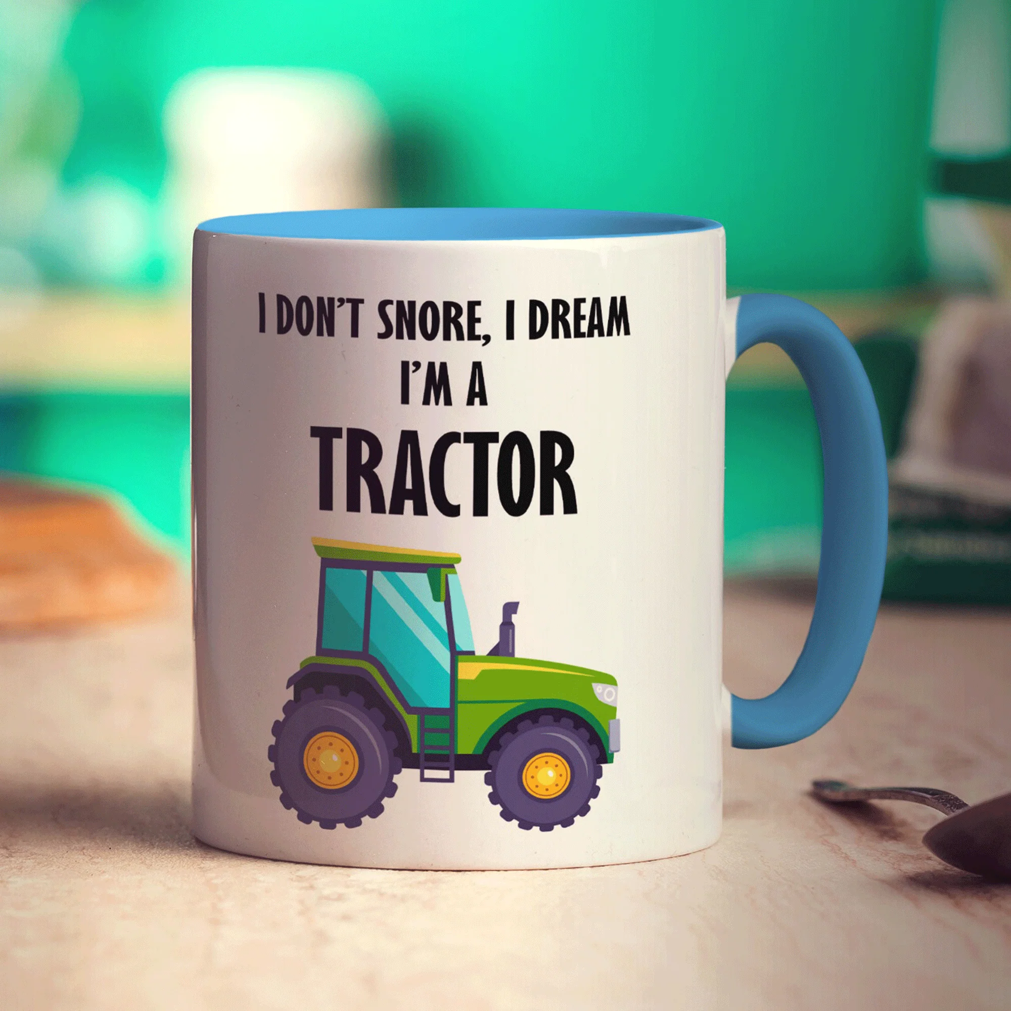 I Don't Snore, I Dream I'm a Tractor Mug - Image 8
